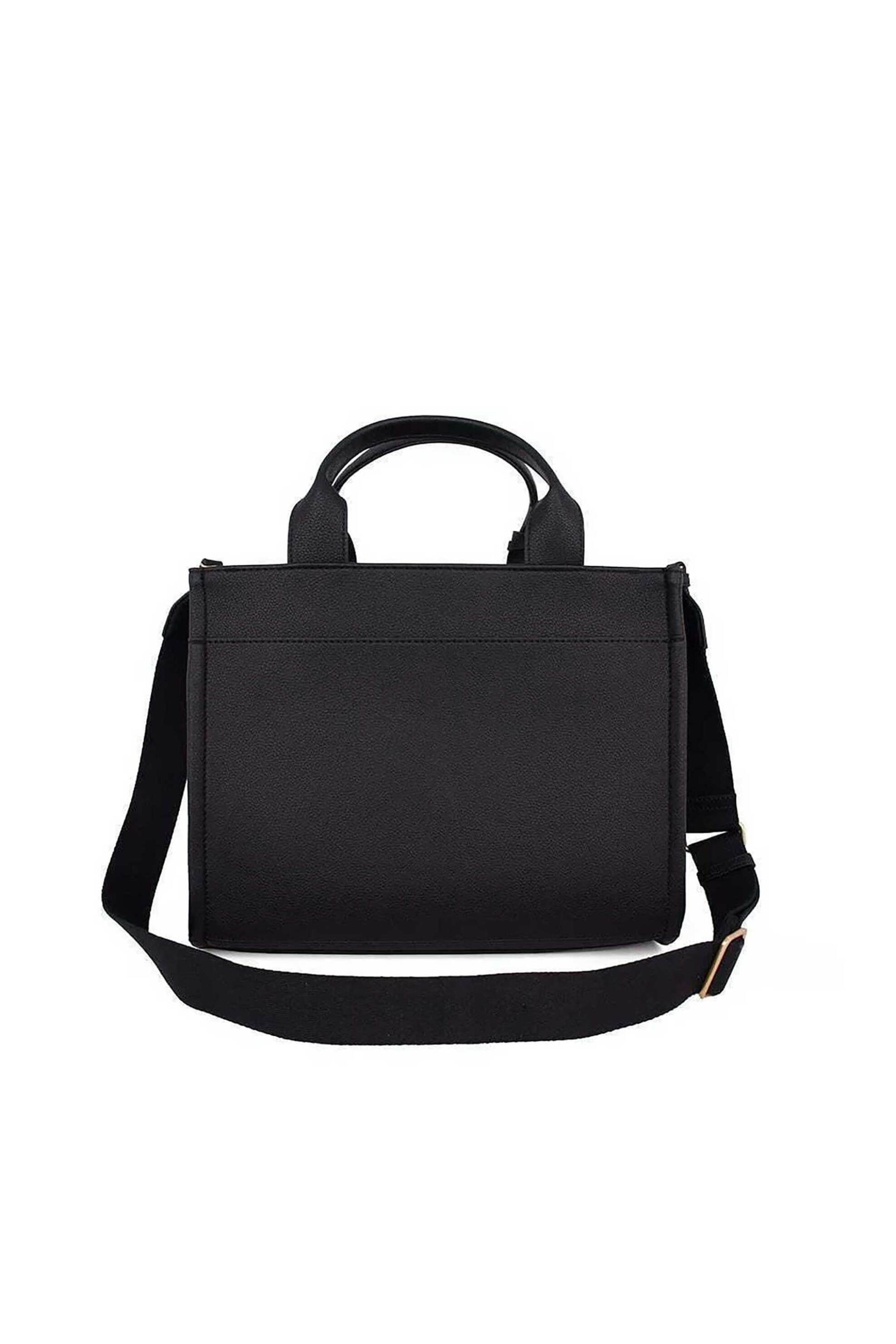 DKNY DKNY γυναικεία τσάντα χειρός με ανάγλυφο λογότυπο "Hadlee" - R53AAR57 Μαύρο - 3
