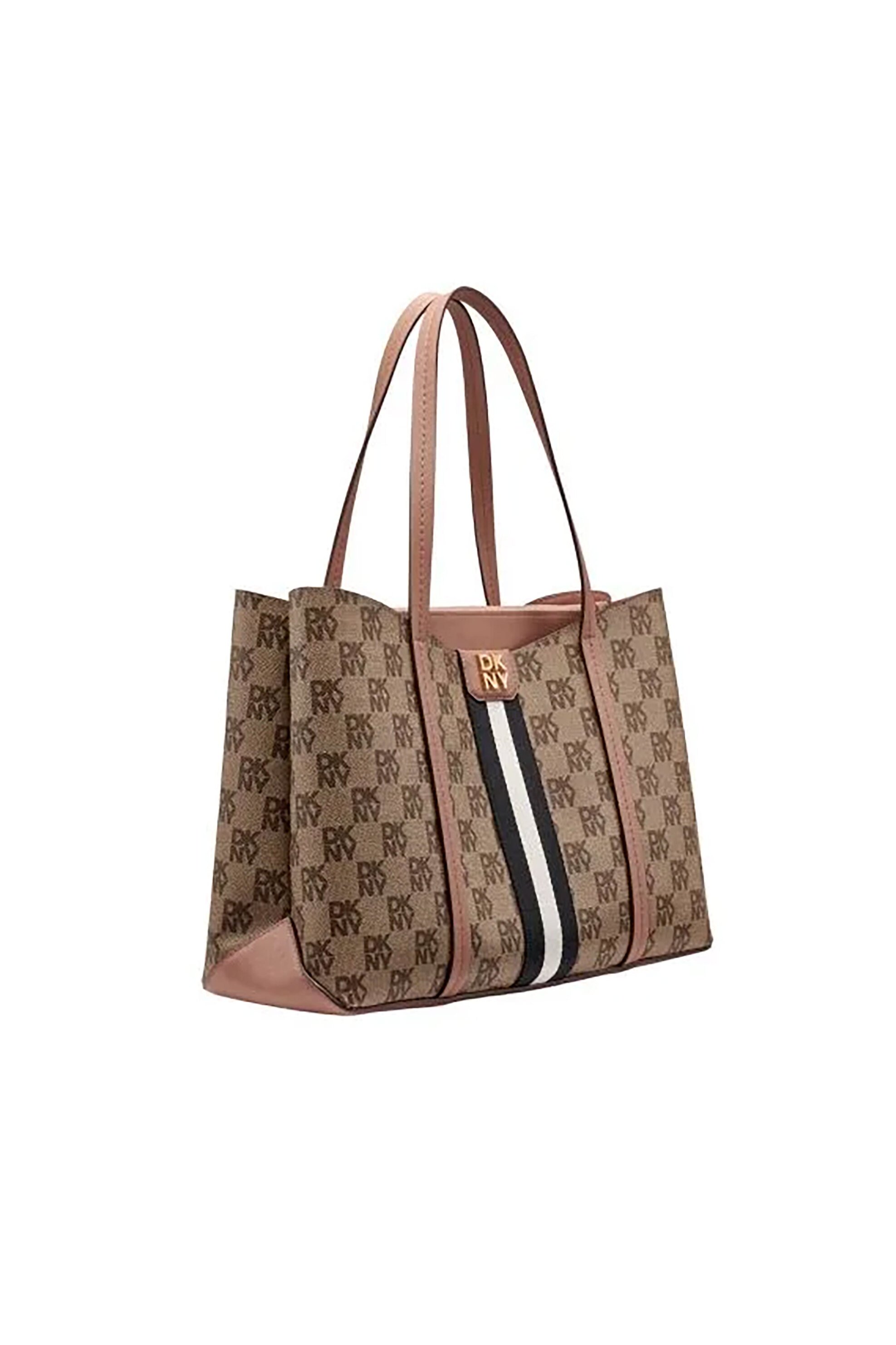 DKNY DKNY γυναικεία τσάντα tote με all-over logo print "Nuri" - R53A6M10 Καφέ - 2