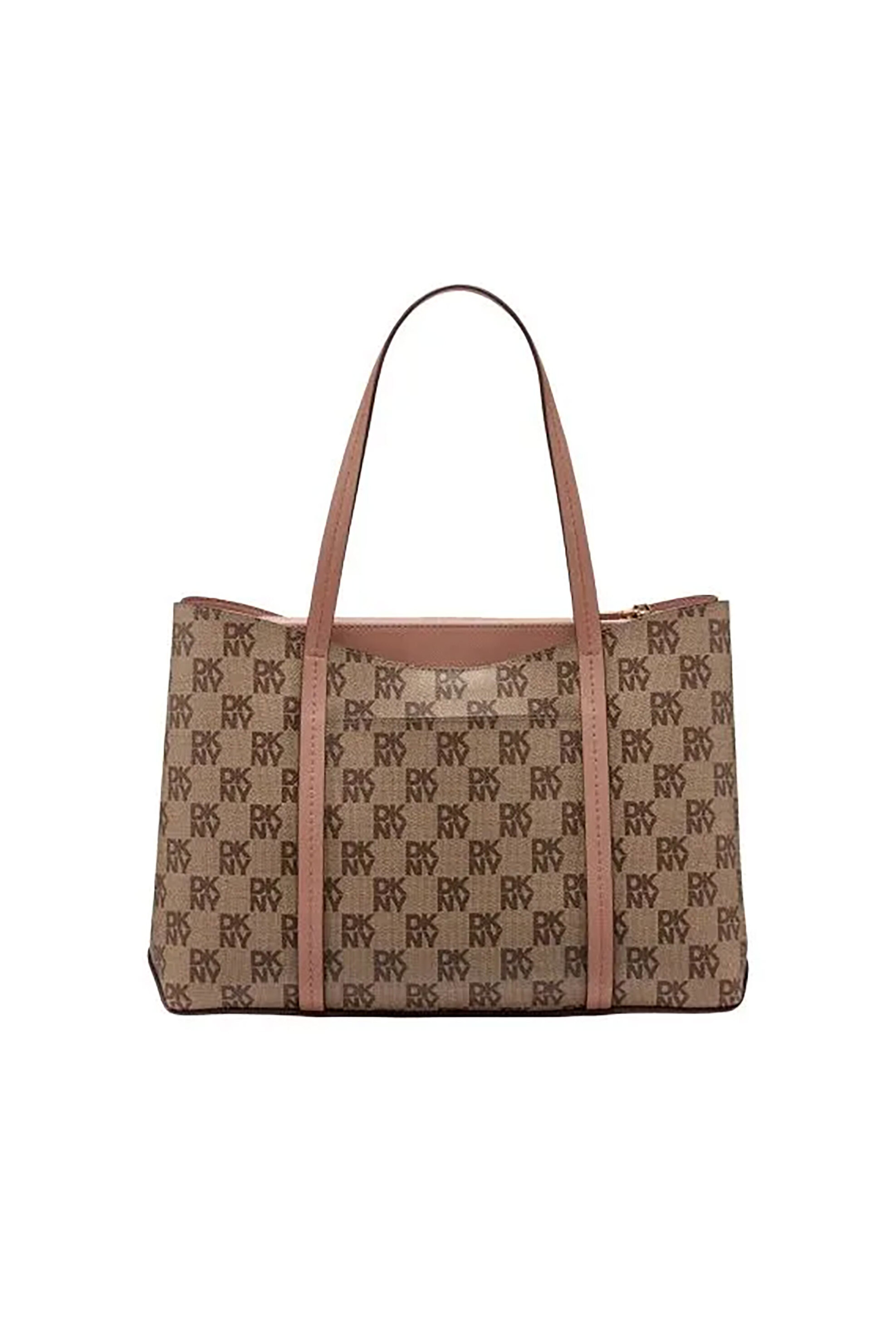 DKNY DKNY γυναικεία τσάντα tote με all-over logo print "Nuri" - R53A6M10 Καφέ - 3