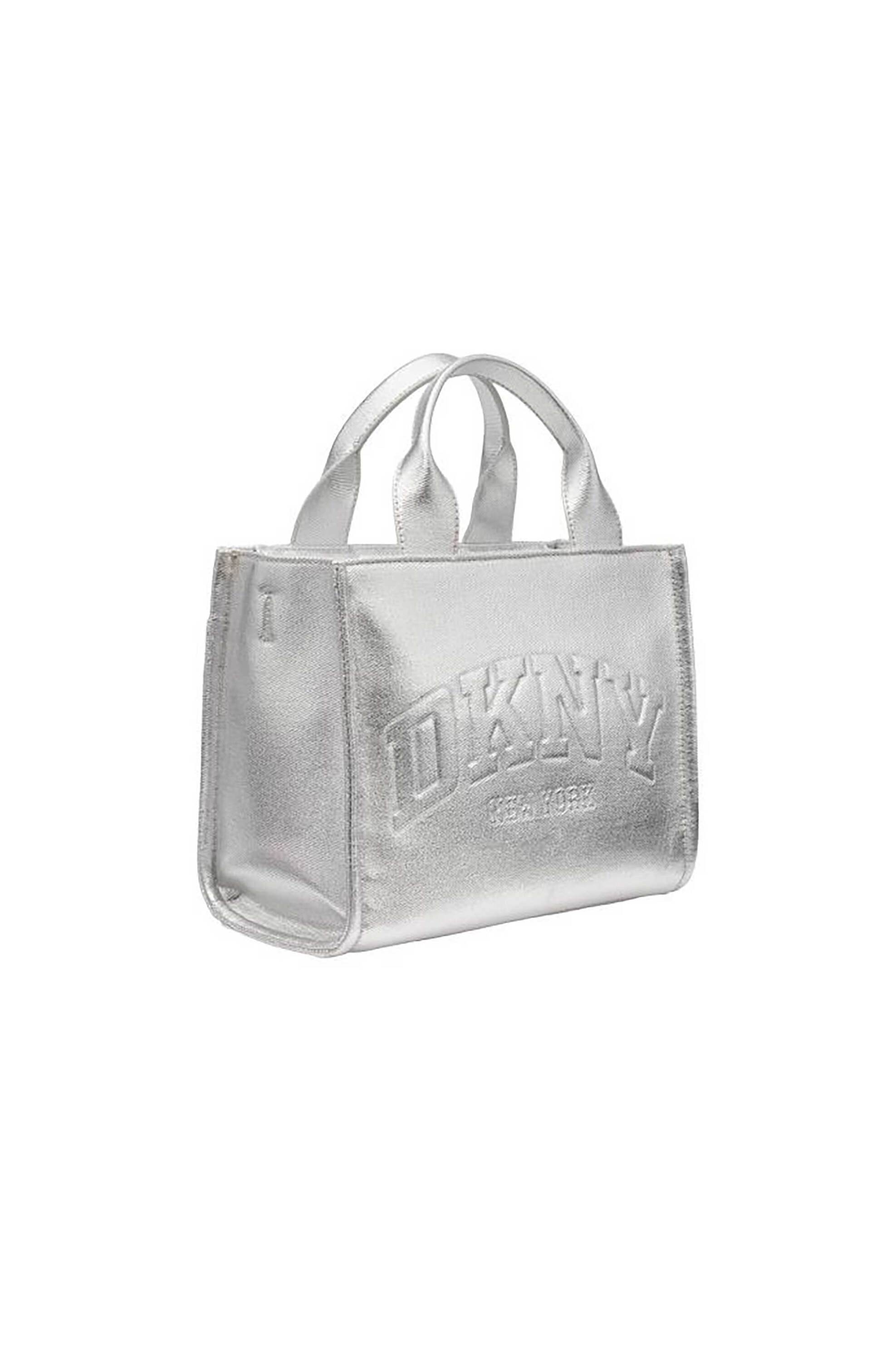 DKNY γυναικεία τσάντα tote με ανάγλυφο λογότυπο 