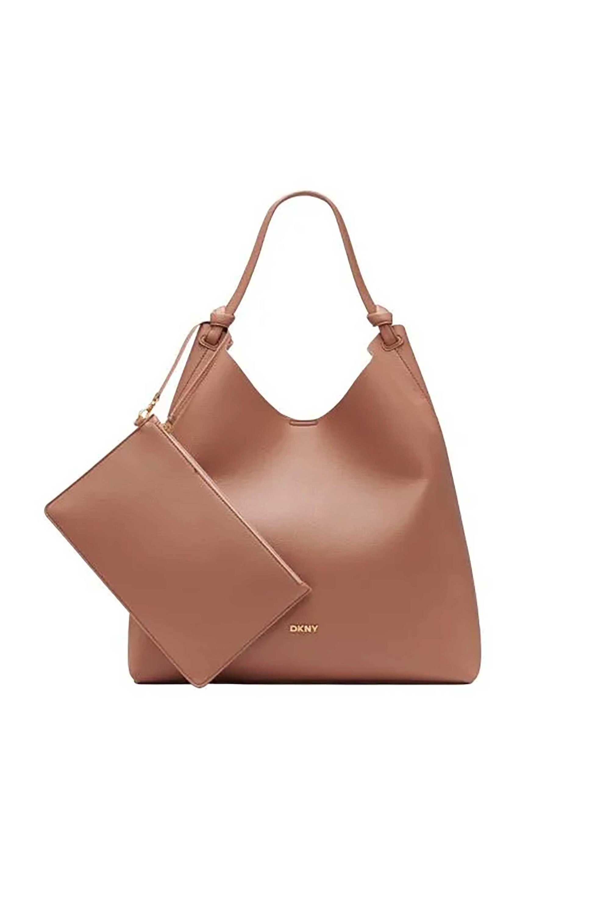 DKNY γυναικεία τσάντα ώμου hobo "Paula" - R54CAO07 Καμηλό