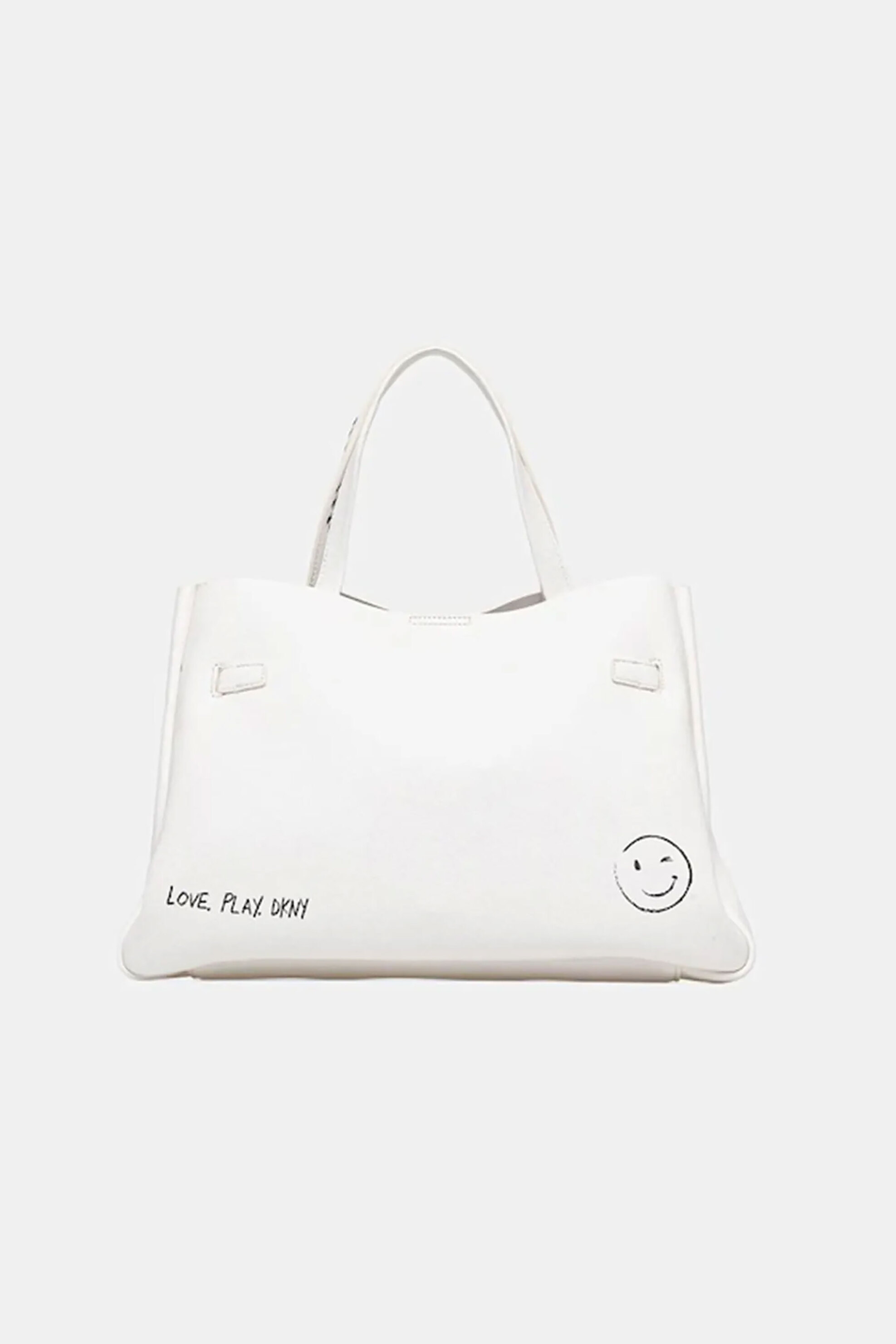 DKNY DKNY γυναικεία τσάντα χειρός με lettering "Bryar" - R54DDK43 Λευκό - 3