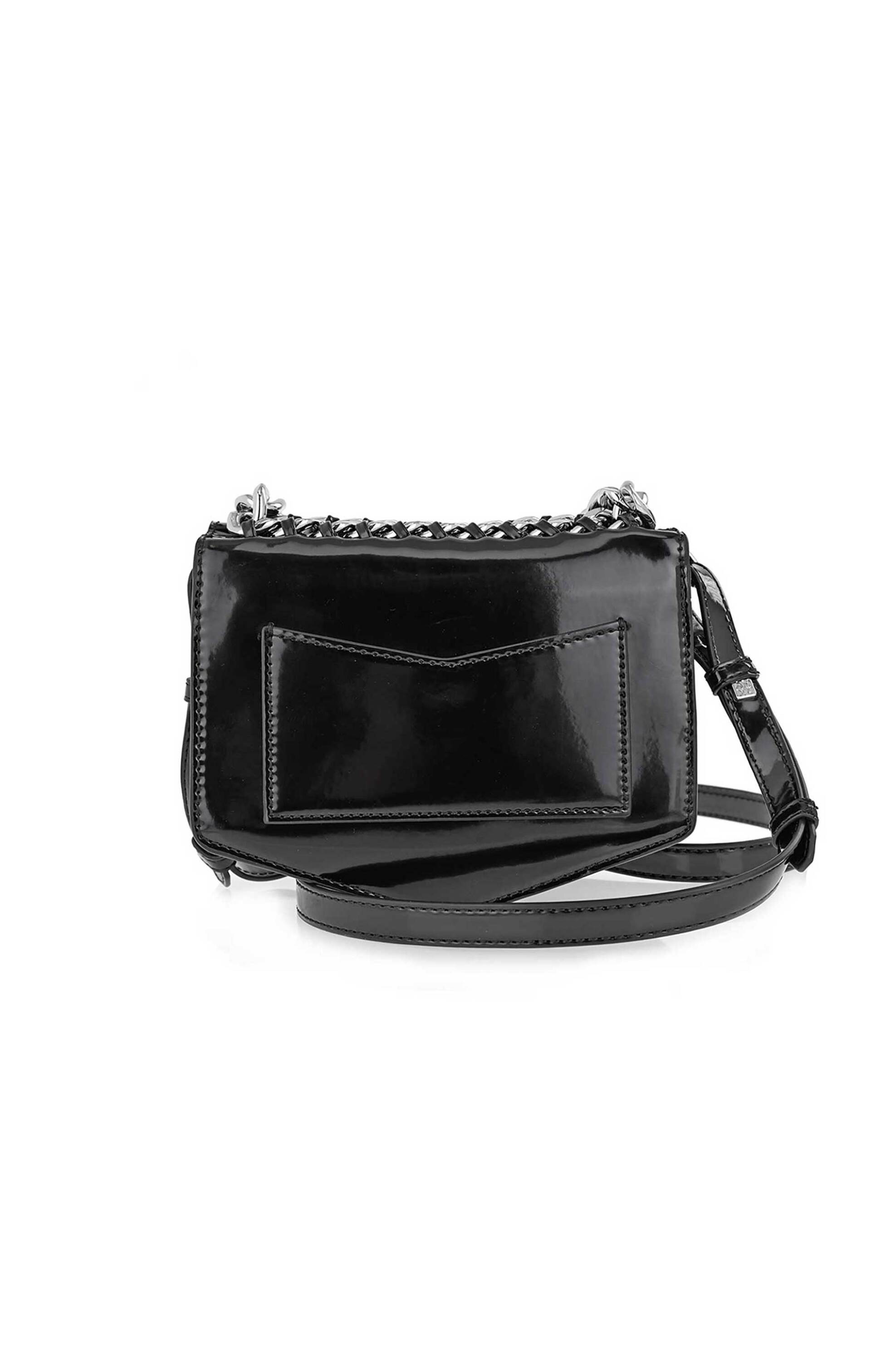 DKNY DKNY γυναικεία τσάντα crossbody με μεταλλικό λογότυπο "Riona" - R54EDO11 Μαύρο - 3