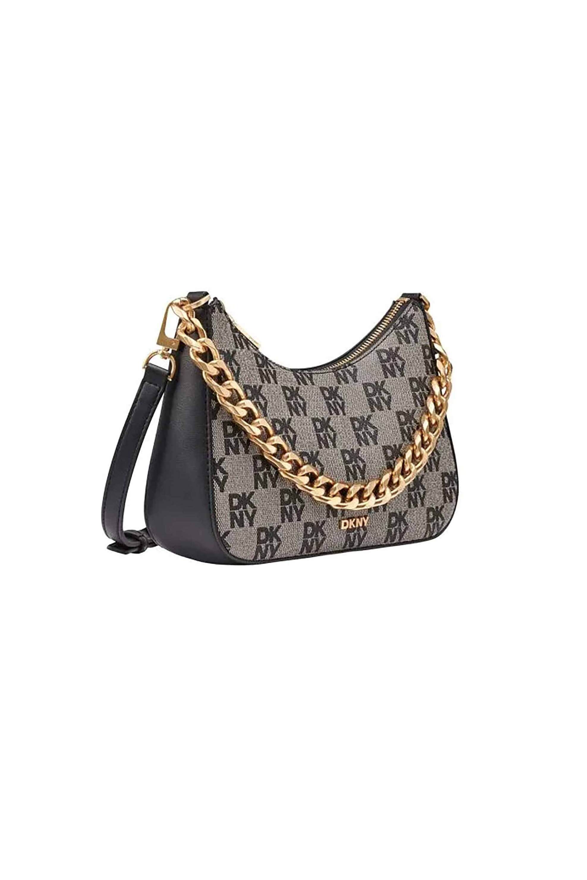 DKNY γυναικεία τσάντα crossbody με all-over logo print 
