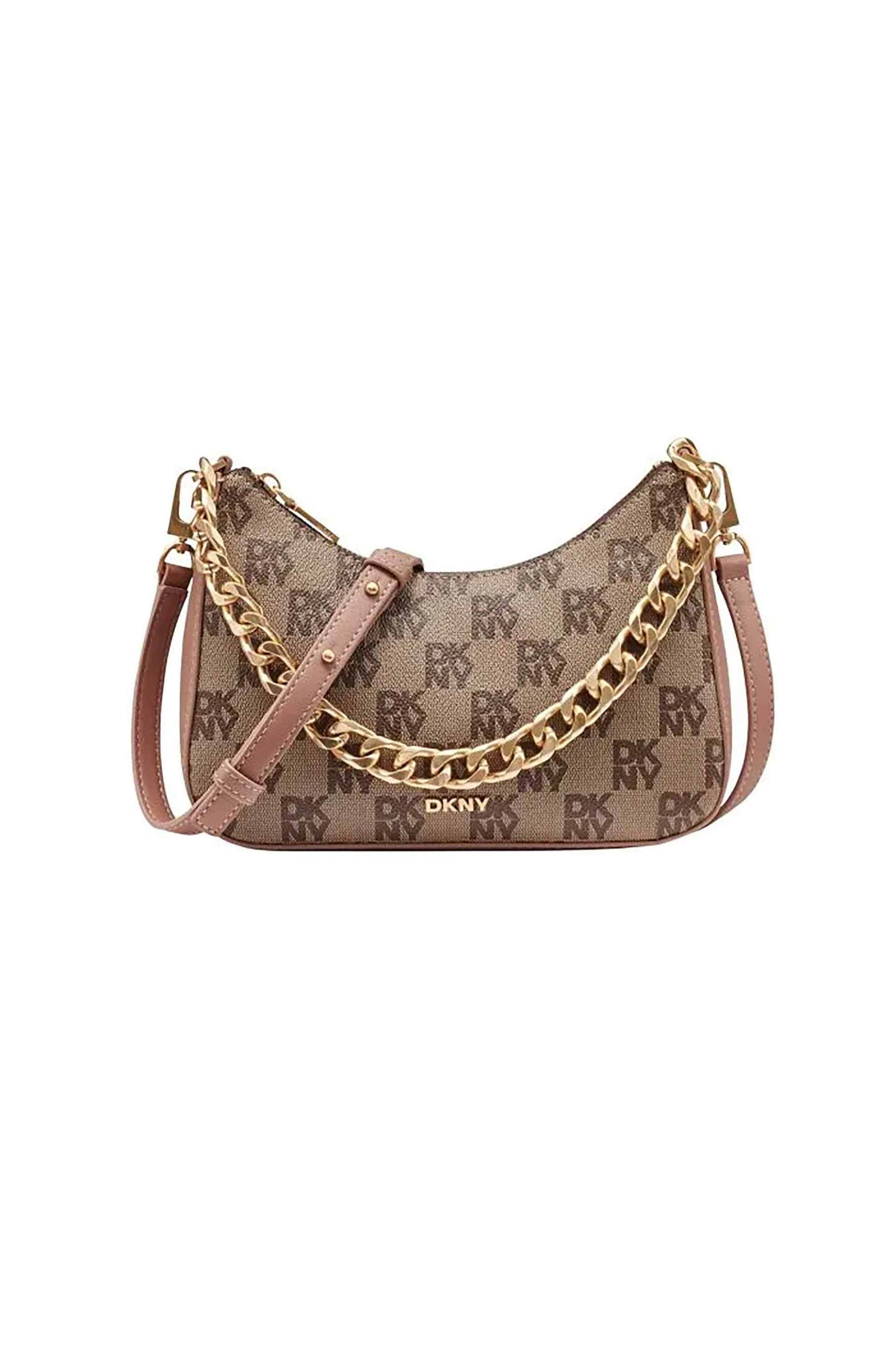 Γυναικεία αξεσουάρ dkny σε καφε