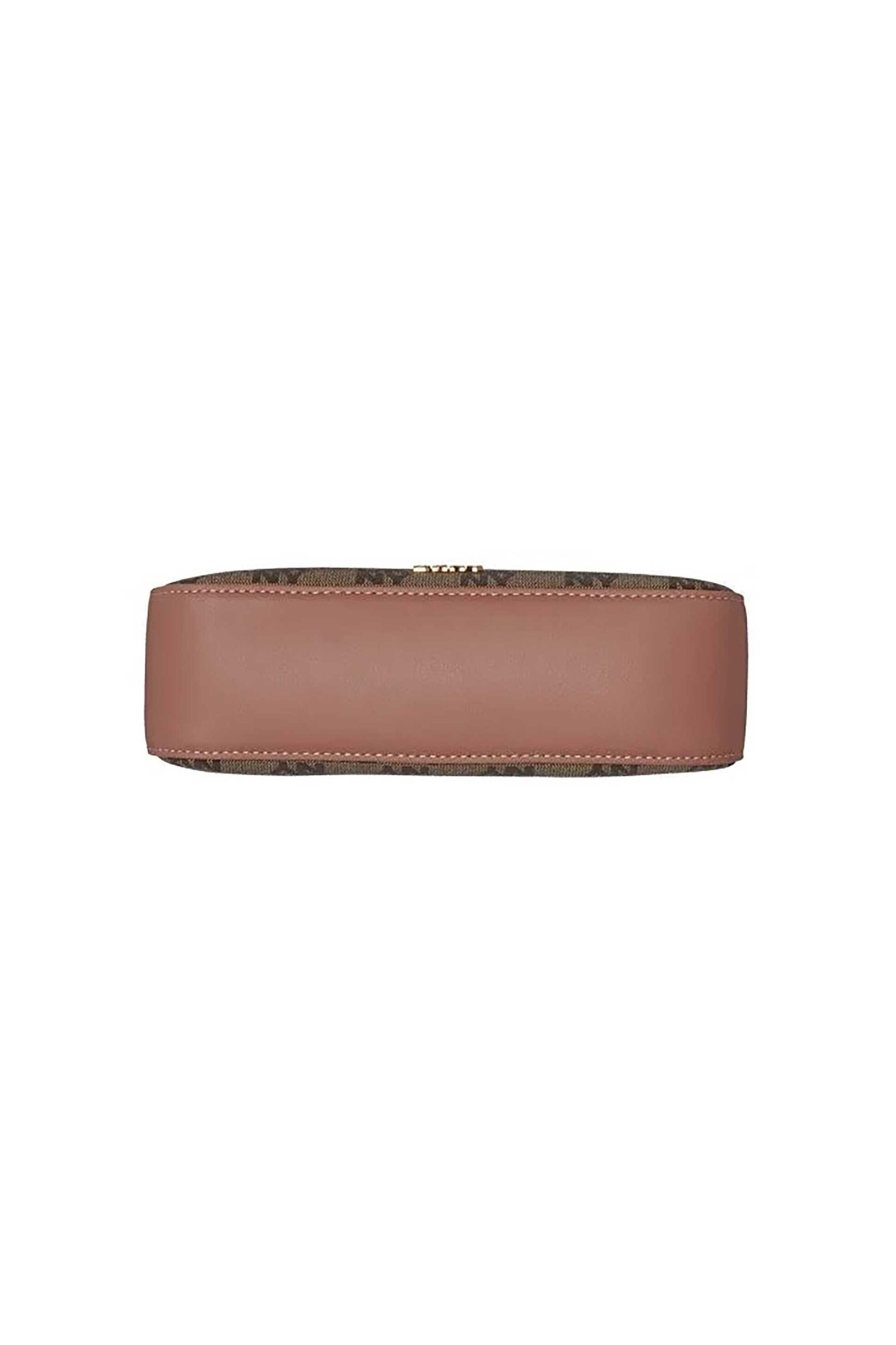 Dkny Γυναικεία Τσάντα Crossbody με All-Over Logo Print Jenna - R53E6I10 Καφέ