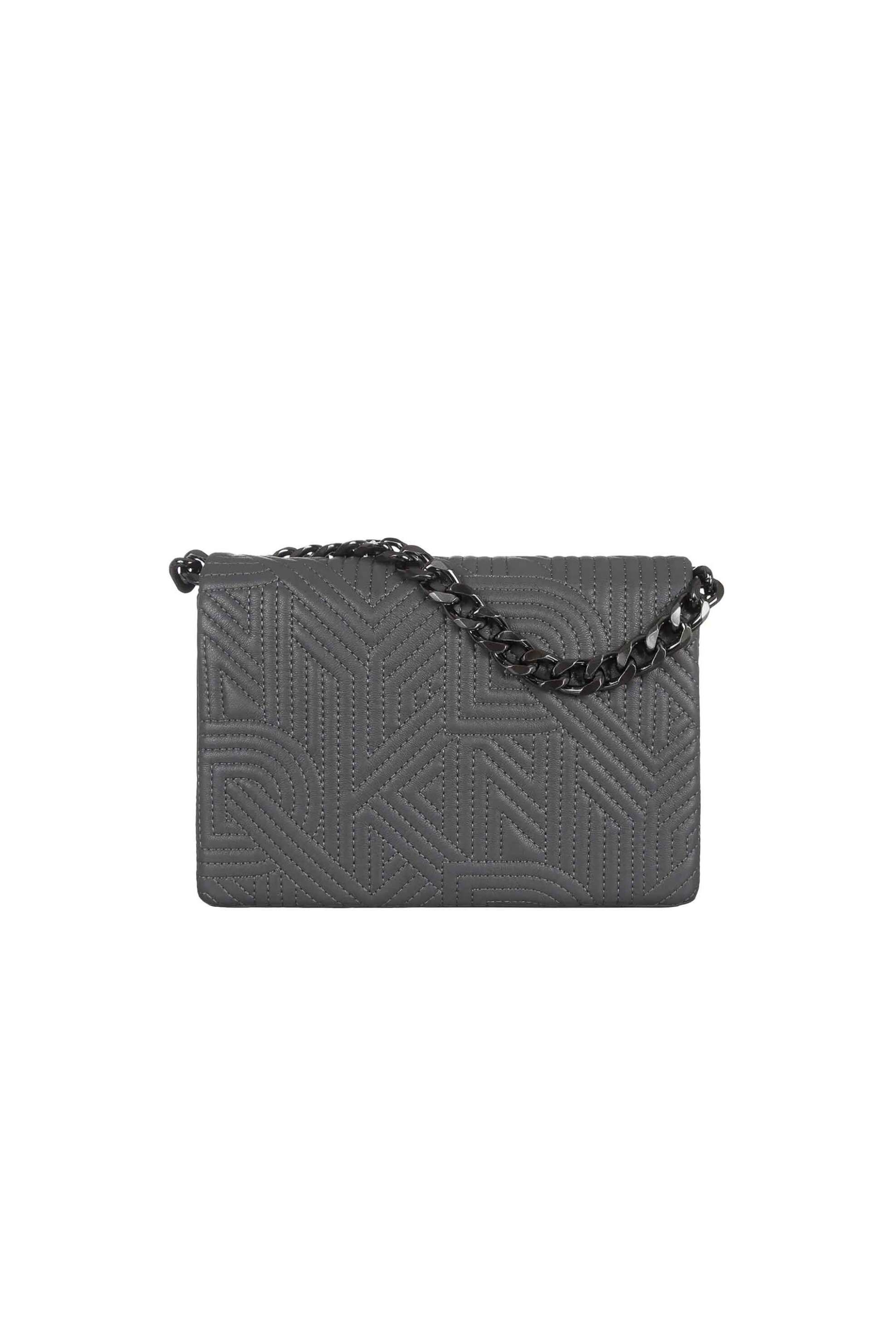 DKNY γυναικεία τσάντα χειρός/crossbody "Desiree" - R44EZI05 Γκρι