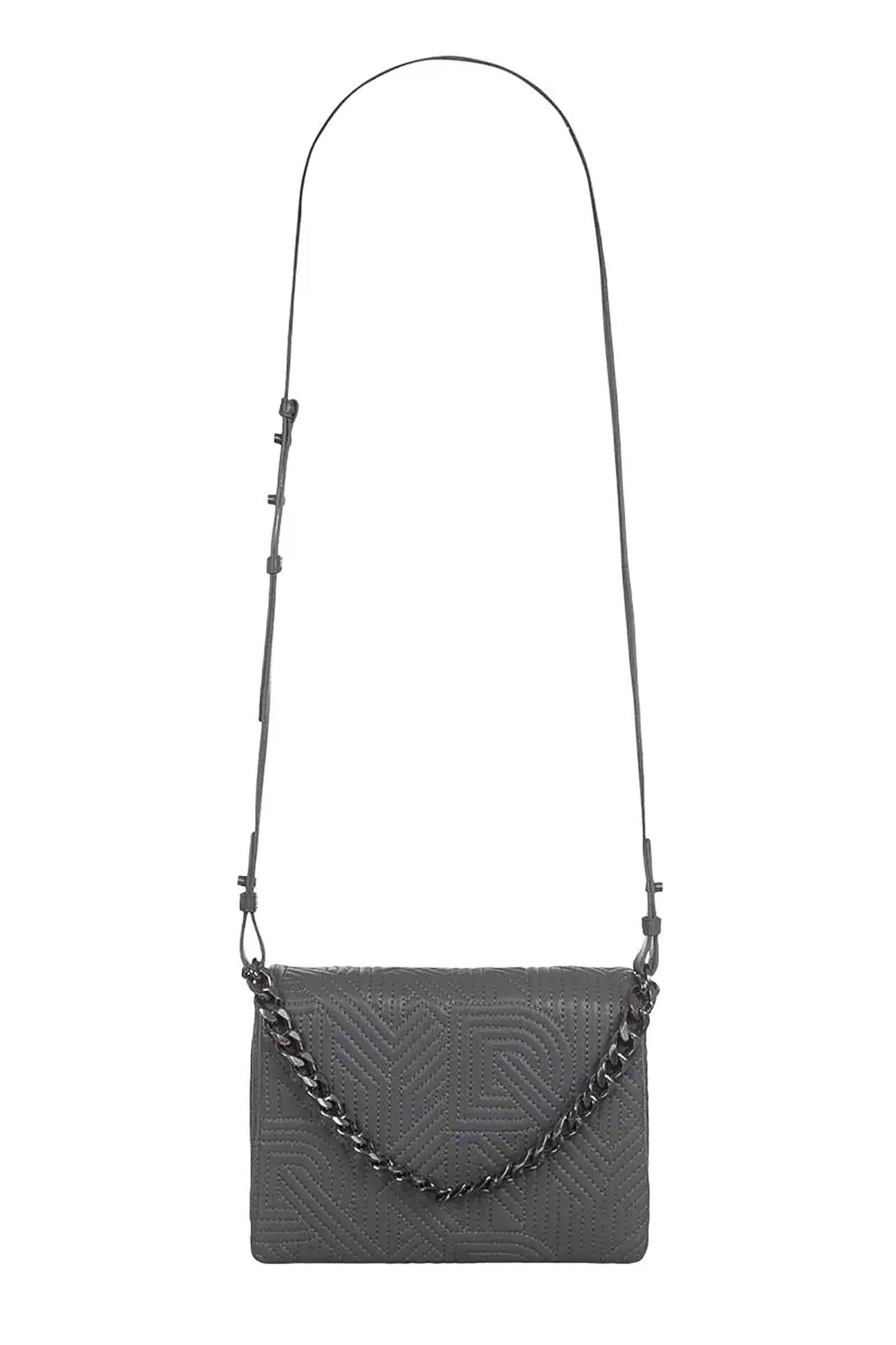 DKNY DKNY γυναικεία τσάντα χειρός/crossbody "Desiree" - R44EZI05 Γκρι - 2
