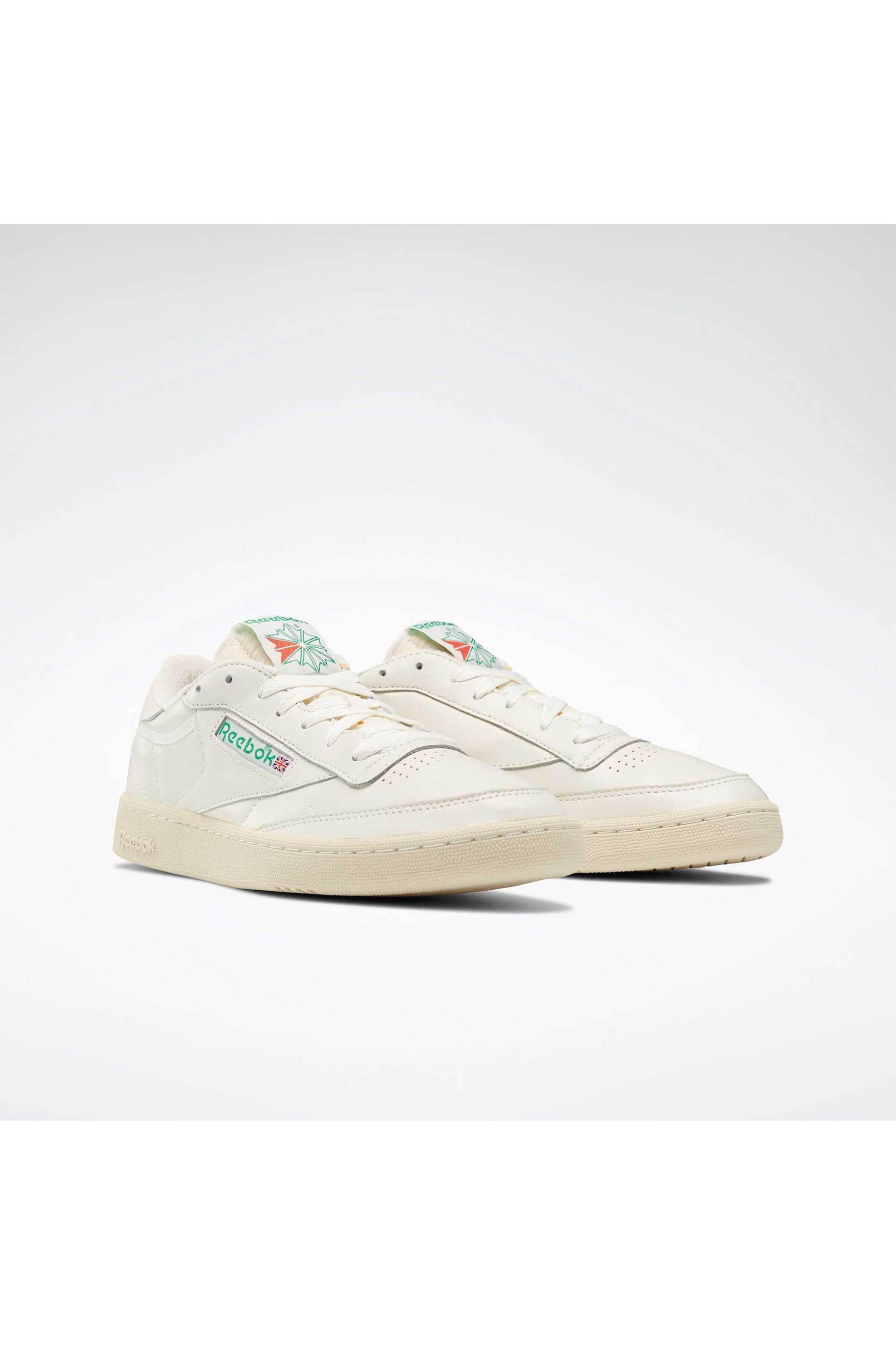 Reebok γυναικεία δερμάτινα αθλητικά παπούτσια "Club C 85" - RFS24LF/100007797W Εκρού φωτογραφία