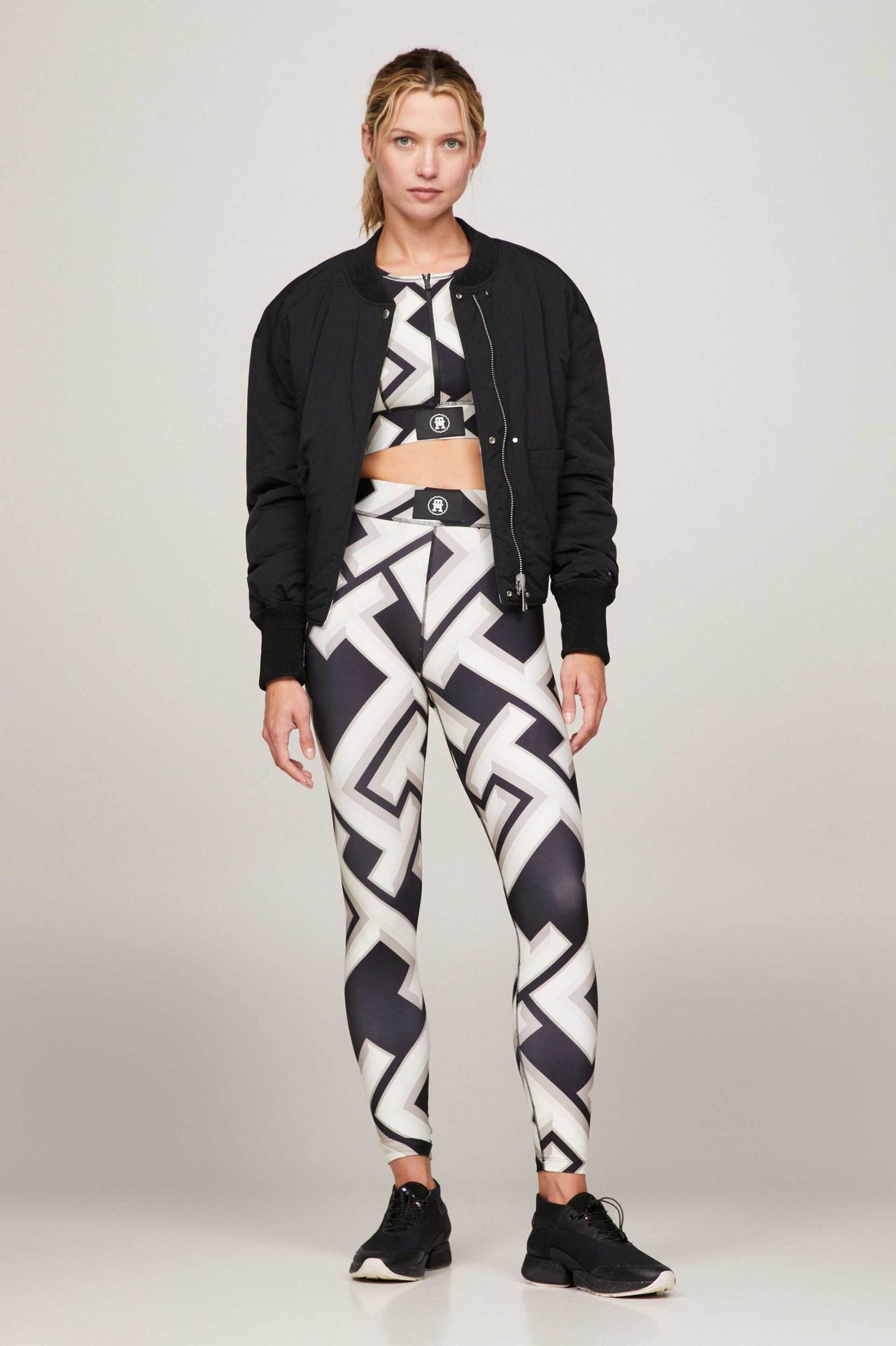 TOMMY HILFIGER Tommy Hilfiger γυναικείο κολάν με logo print - WW0WW41065