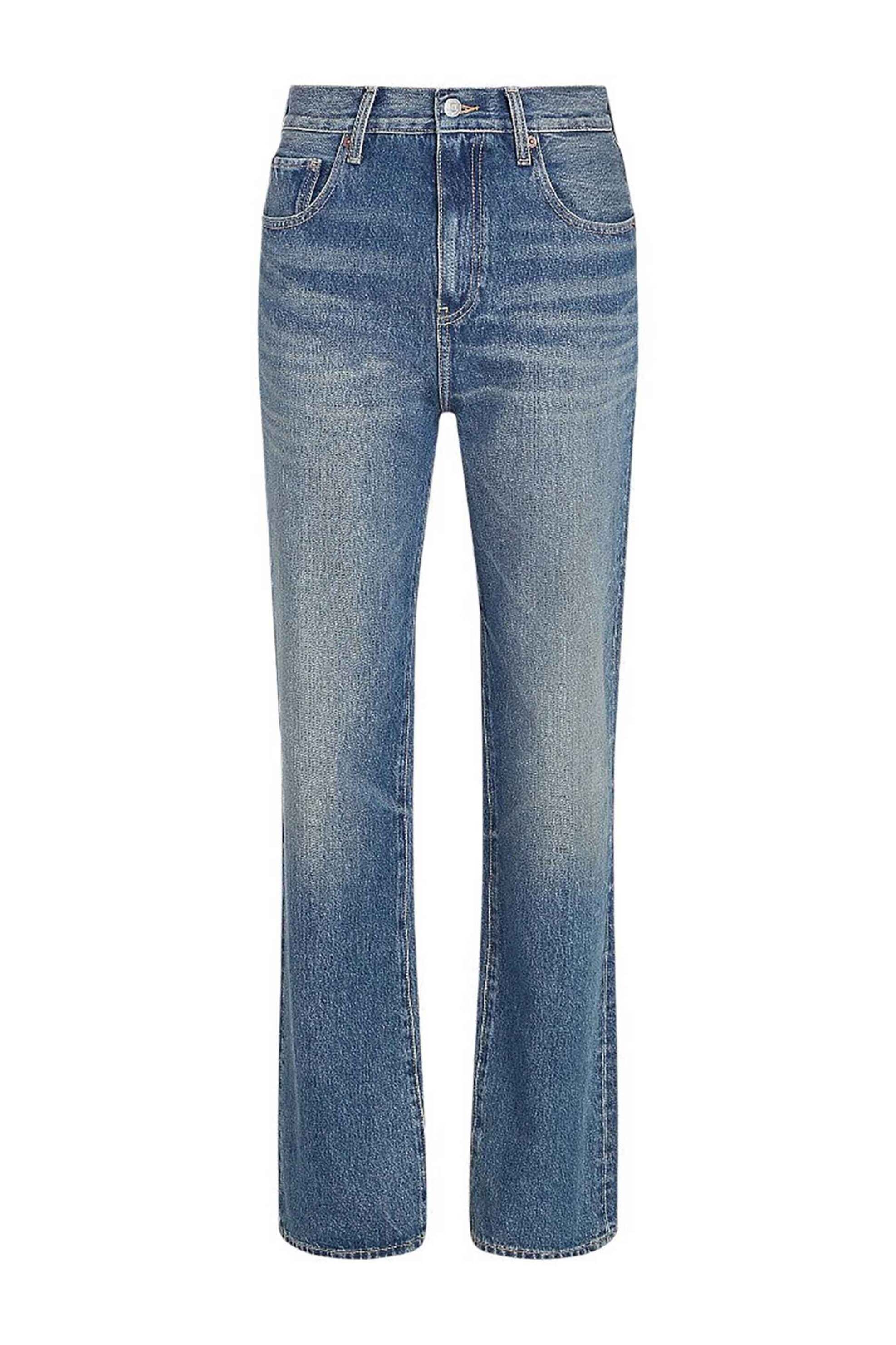 Tommy Hilfiger γυναικείο τζιν παντελόνι πεντάτσεπο με κεντημένο λογότυπο Relaxed Fit - WW0WW42210 Denim Blue Ανοιχτό φωτογραφία