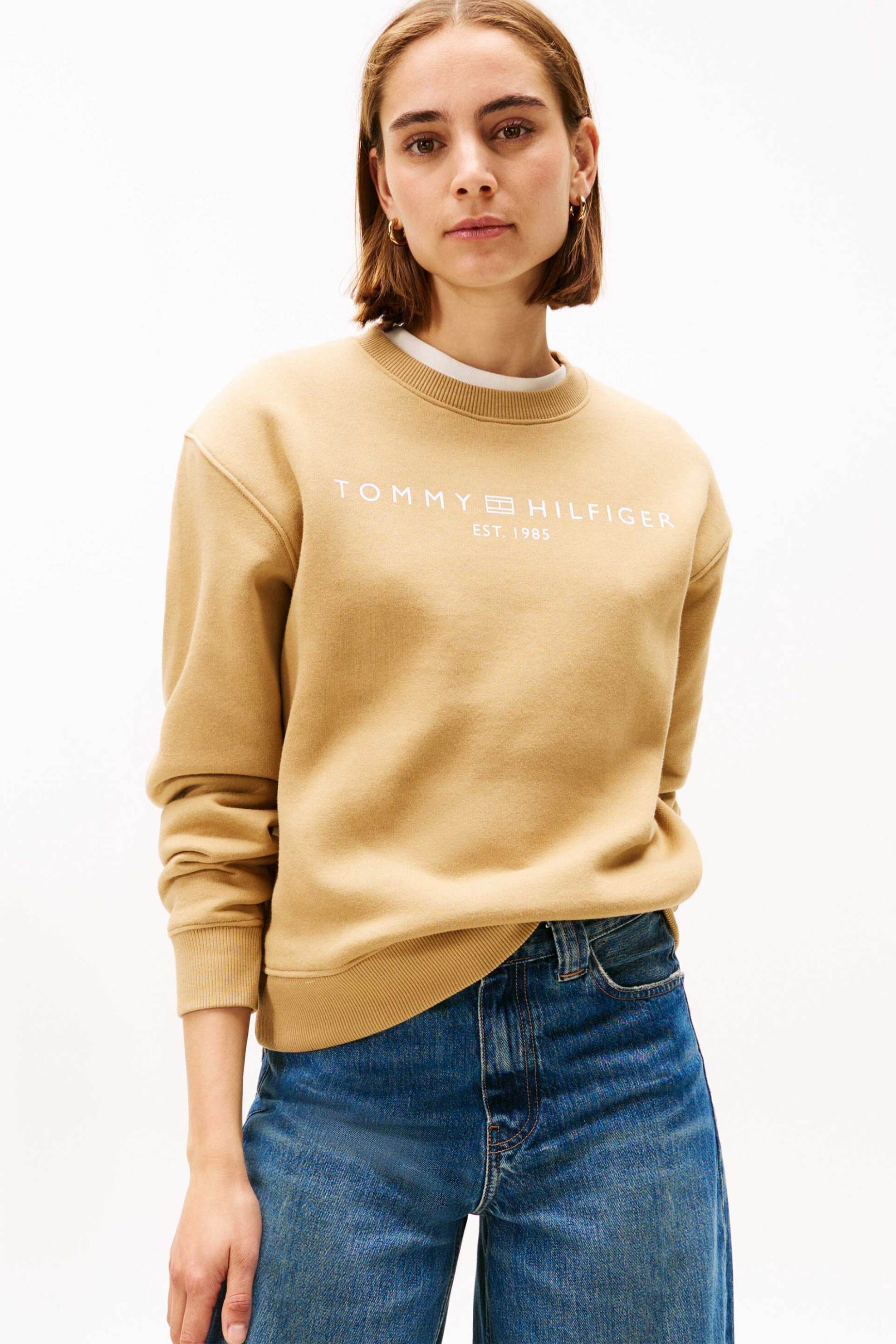 Tommy Hilfiger γυναικεία μπλούζα φούτερ με λογότυπο Regular Fit