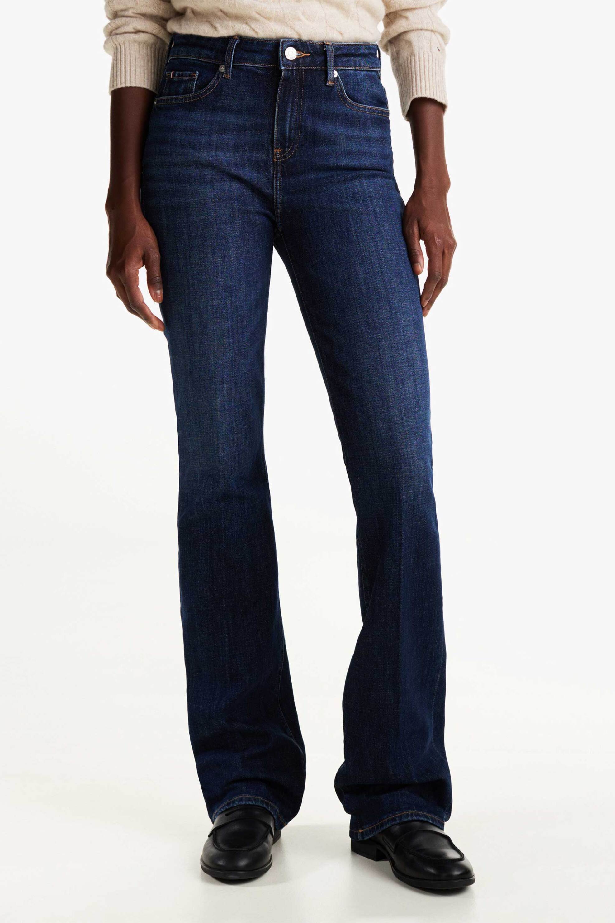 TOMMY HILFIGER Tommy Hilfiger γυναικείο τζιν παντελόνι πεντάτσεπο Bootcut Fit - WW0WW42490-** Denim Blue Σκούρο - 2