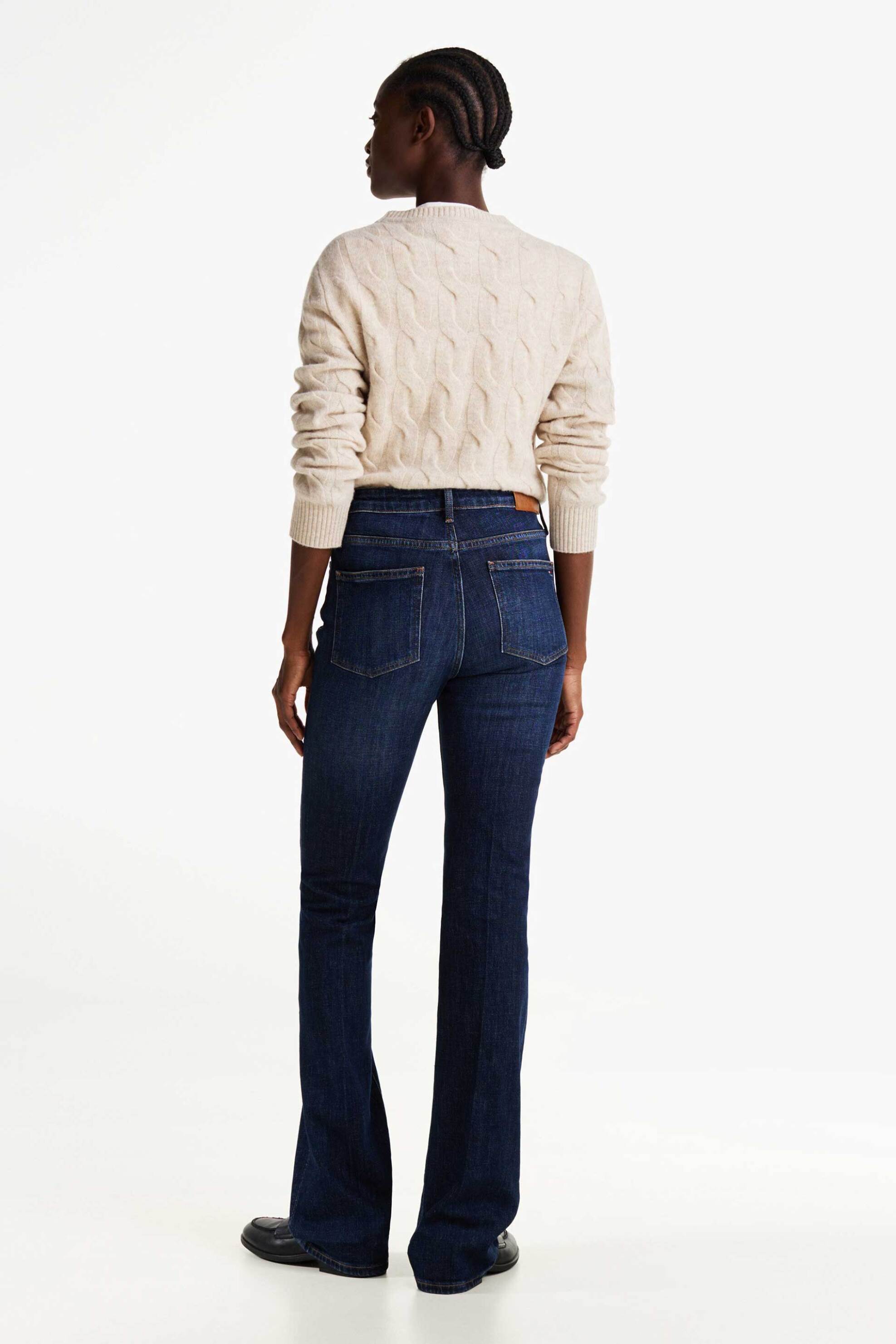 TOMMY HILFIGER Tommy Hilfiger γυναικείο τζιν παντελόνι πεντάτσεπο Bootcut Fit - WW0WW42490-** Denim Blue Σκούρο - 3