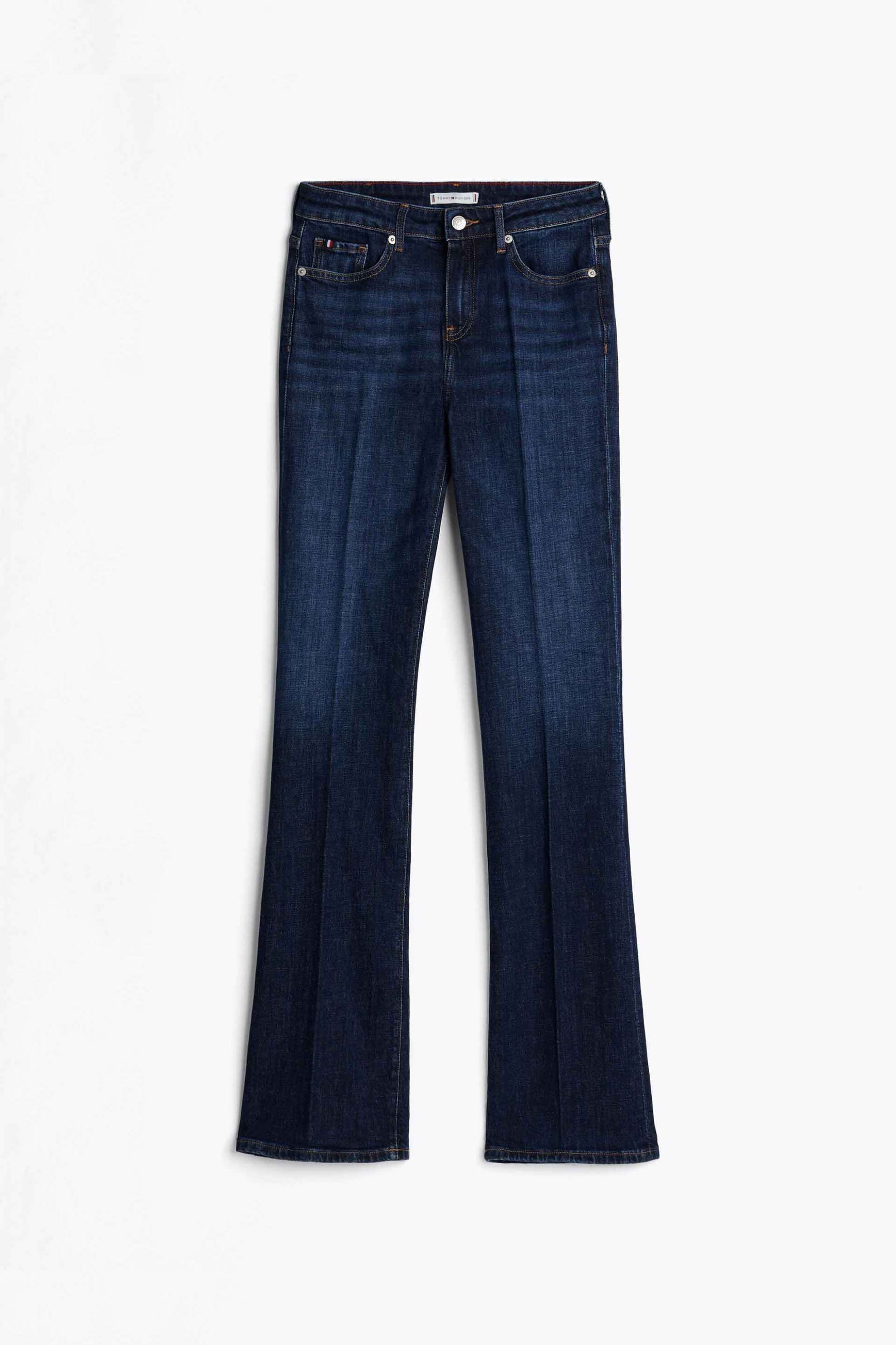 Tommy Hilfiger Γυναικείο Τζιν Παντελόνι Πεντάτσεπο Bootcut Fit - Ww0Ww42490-** Denim Blue Σκούρο