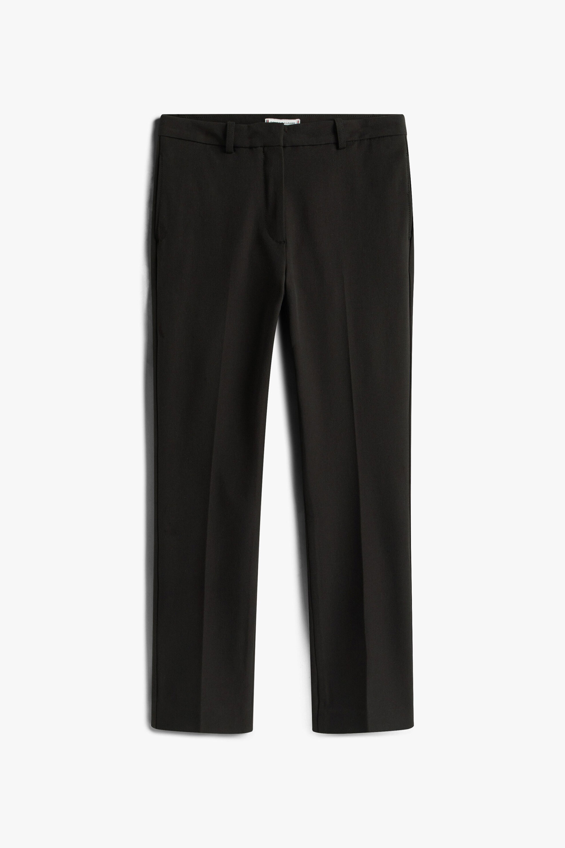 Tommy Hilfiger Γυναικείο Παντελόνι Μονόχρωμο Slim Fit - Ww0Ww48350 Μαύρο