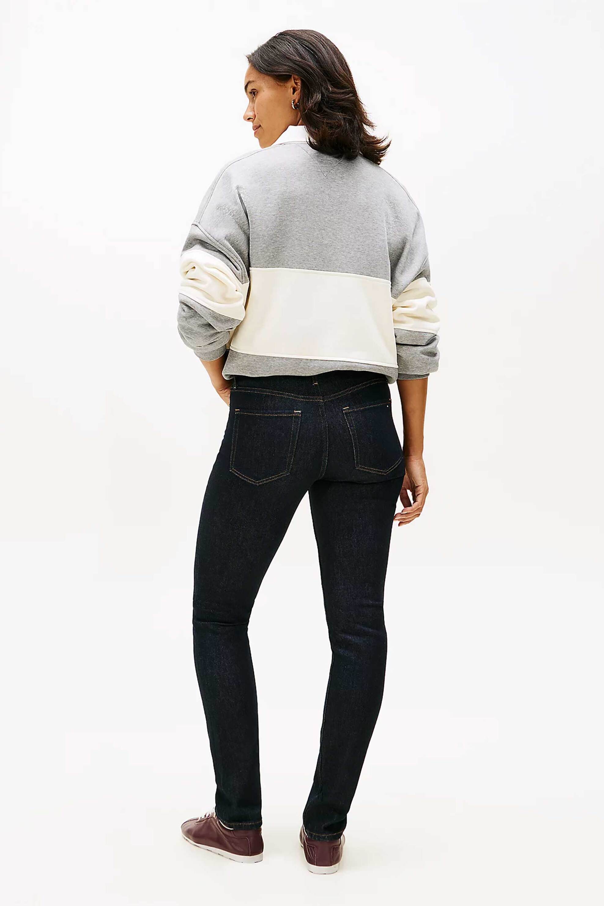 TOMMY HILFIGER Tommy Hilfiger γυναικείο τζιν παντελόνι πεντάτσεπο Slim Fit - WW0WW47685 Denim Blue Σκούρο - 3