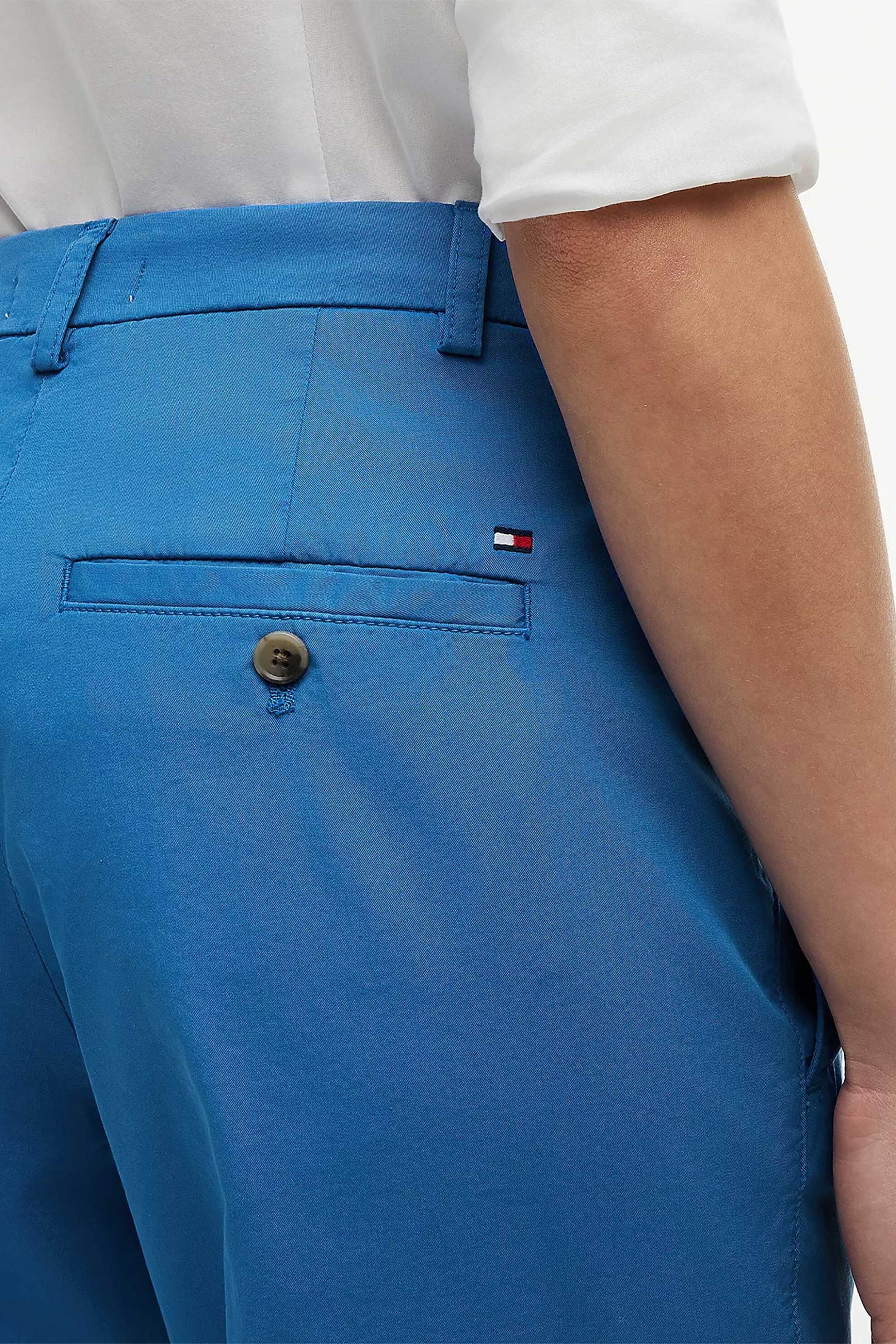 Tommy Hilfiger Γυναικείο Παντελόνι Chino Slim Straight Fit - Ww0Ww49647 Μπλε