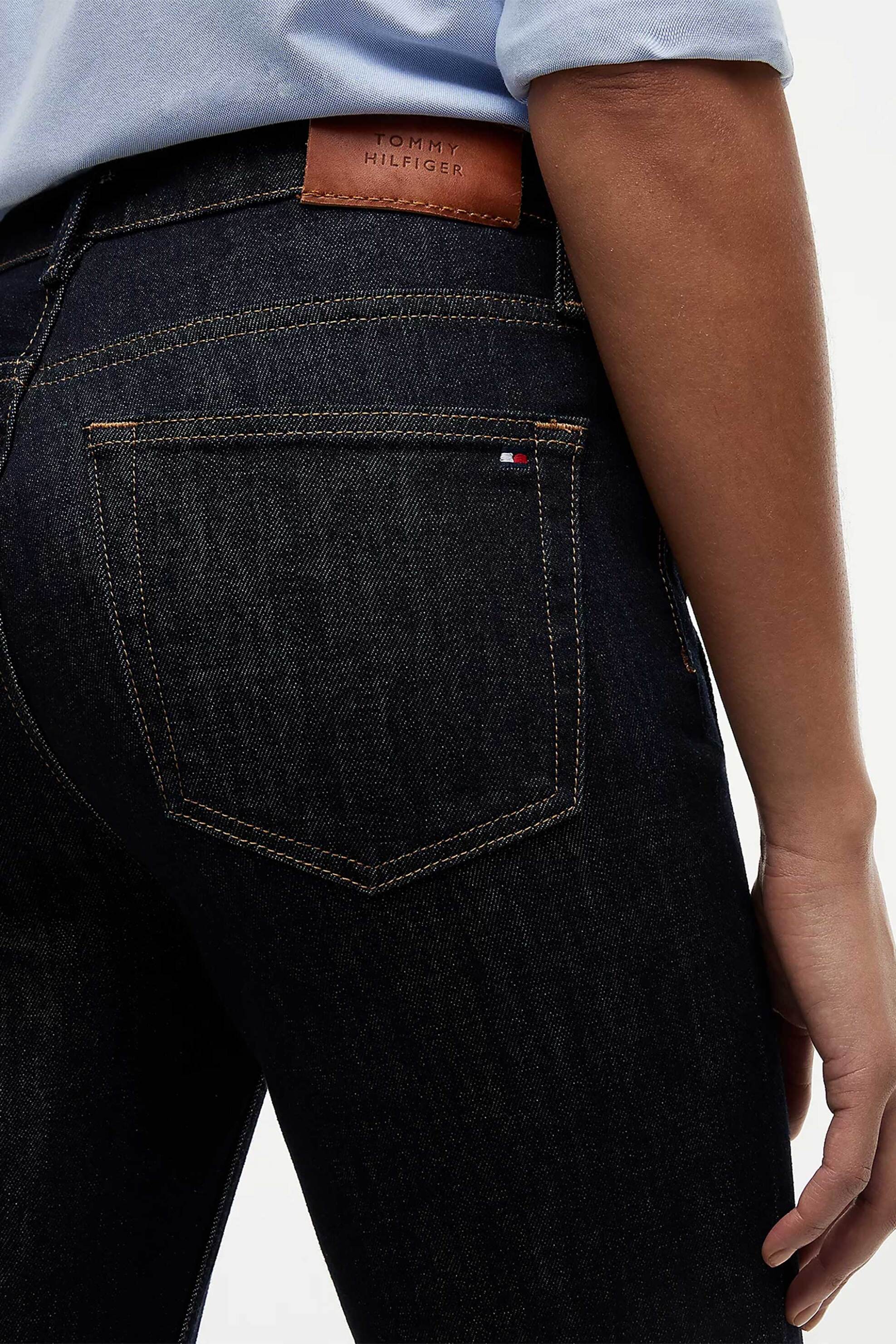Tommy Hilfiger Γυναικείο Τζιν Παντελόνι Bootcut Fit - Ww0Ww50778 Denim Blue Σκούρο