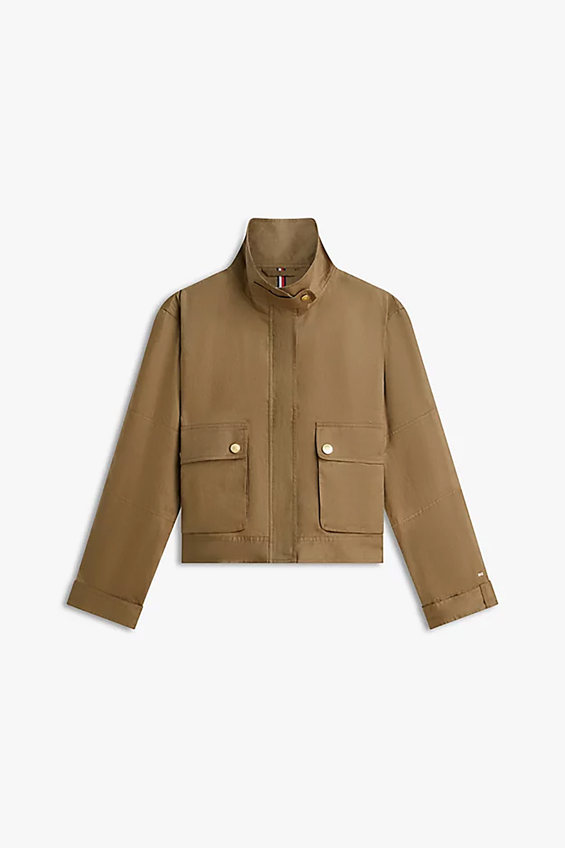 Tommy Hilfiger Γυναικείο Jacket Relaxed Fit - Ww0Ww48616 Λαδί