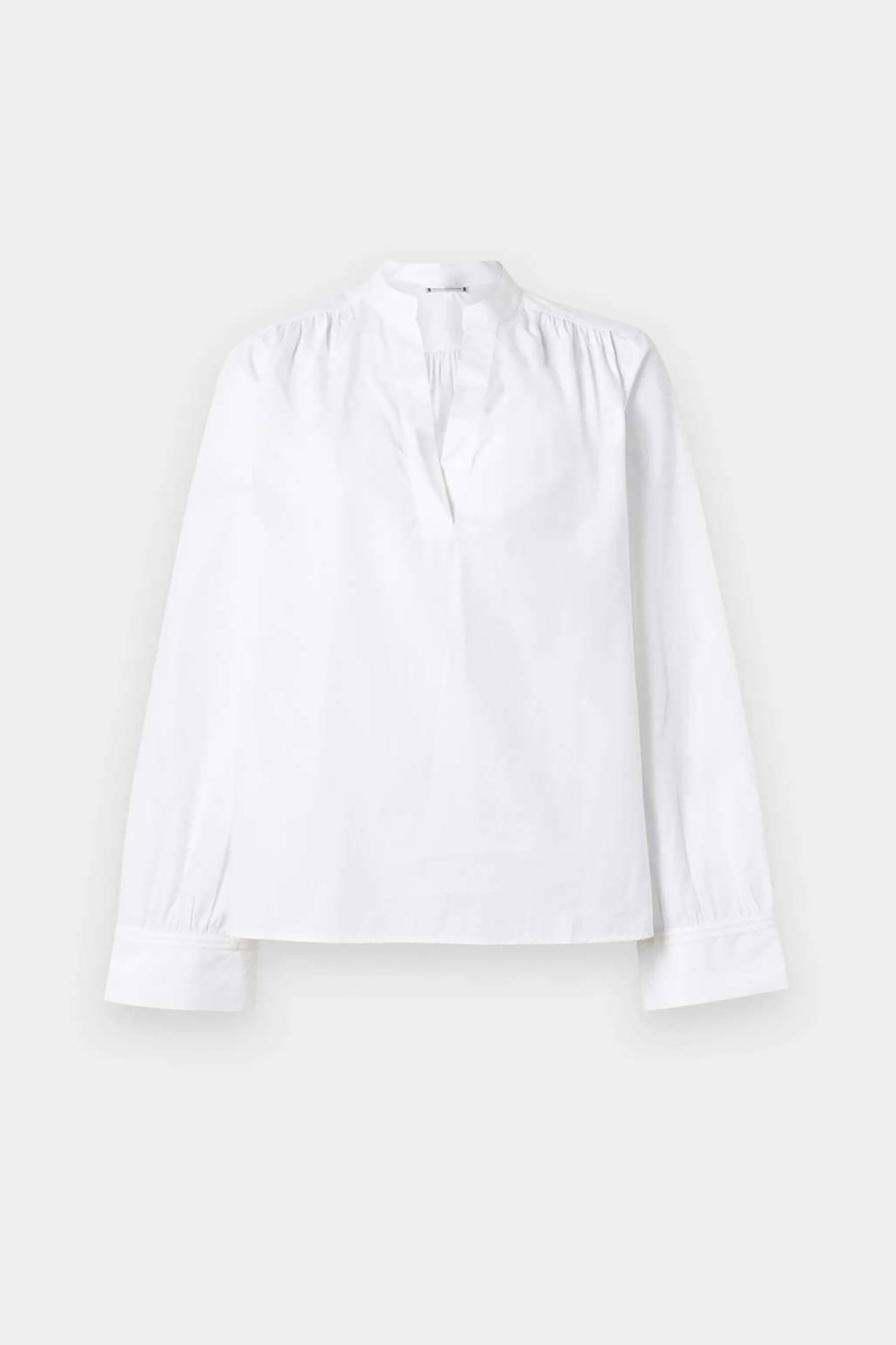 TOMMY HILFIGER Tommy Hilfiger γυναικεία μπλούζα μονόχρωμη Regular Fit - WW0WW48974 Λευκό