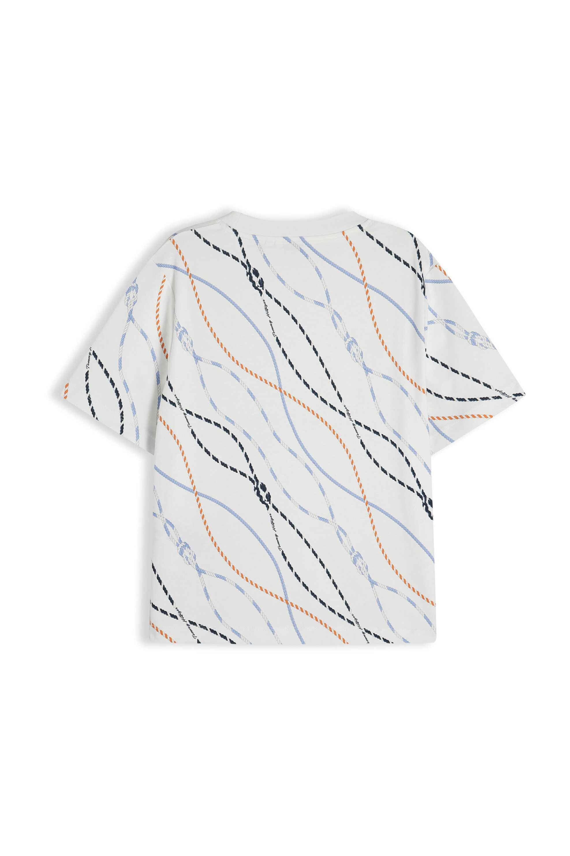 Tommy Hilfiger γυναικείο T-shirt με λογότυπο Boxy Fit - WW0WW49646 Πολύχρωμο