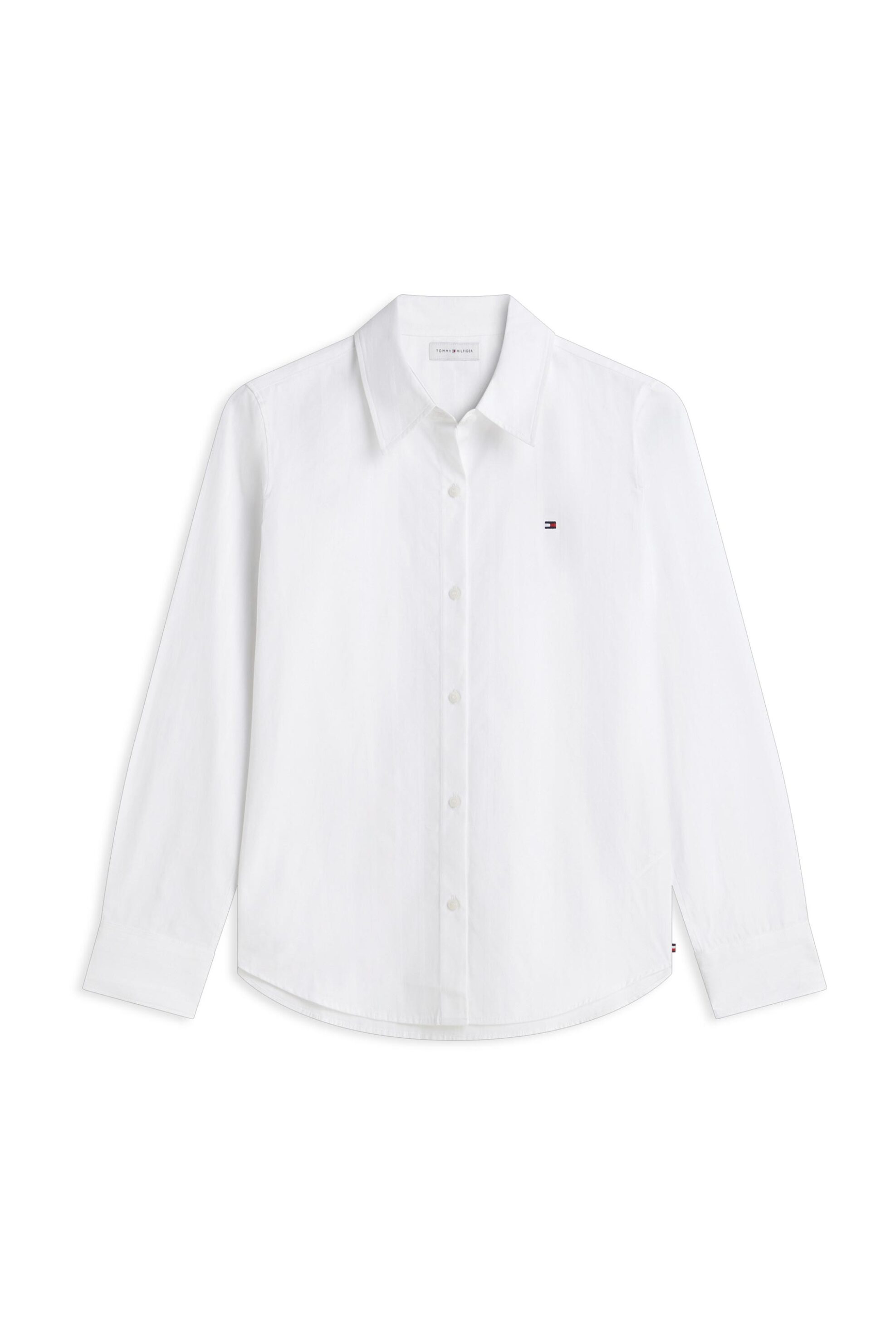 Tommy Hilfiger γυναικείο πουκάμισο με λογότυπο Regular Fit - WW0WW51155 Λευκό