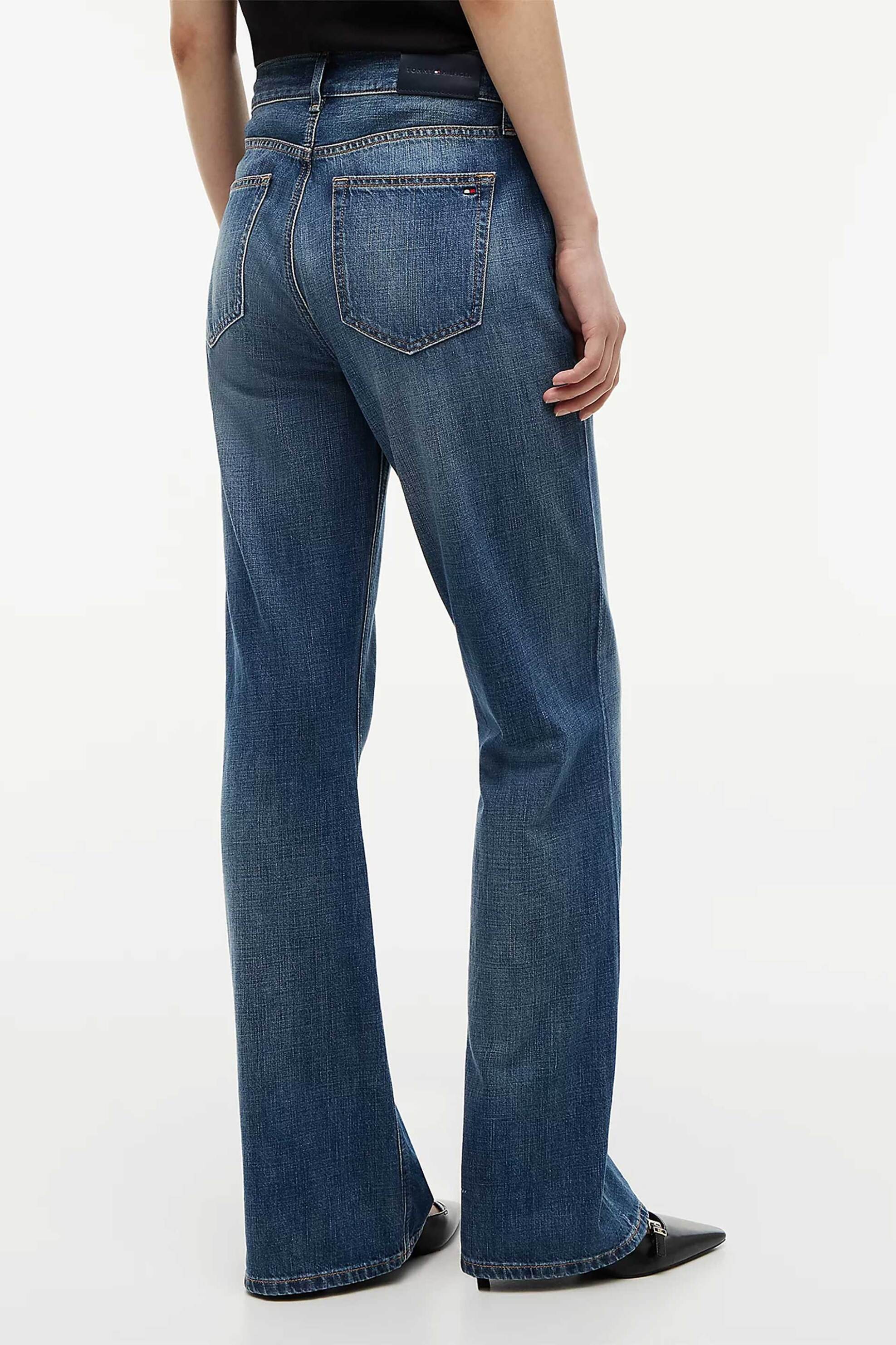 TOMMY HILFIGER Tommy Hilfiger γυναικείο τζιν παντελόνι Flared Leg - WW0WW49963 Denim Blue - 3