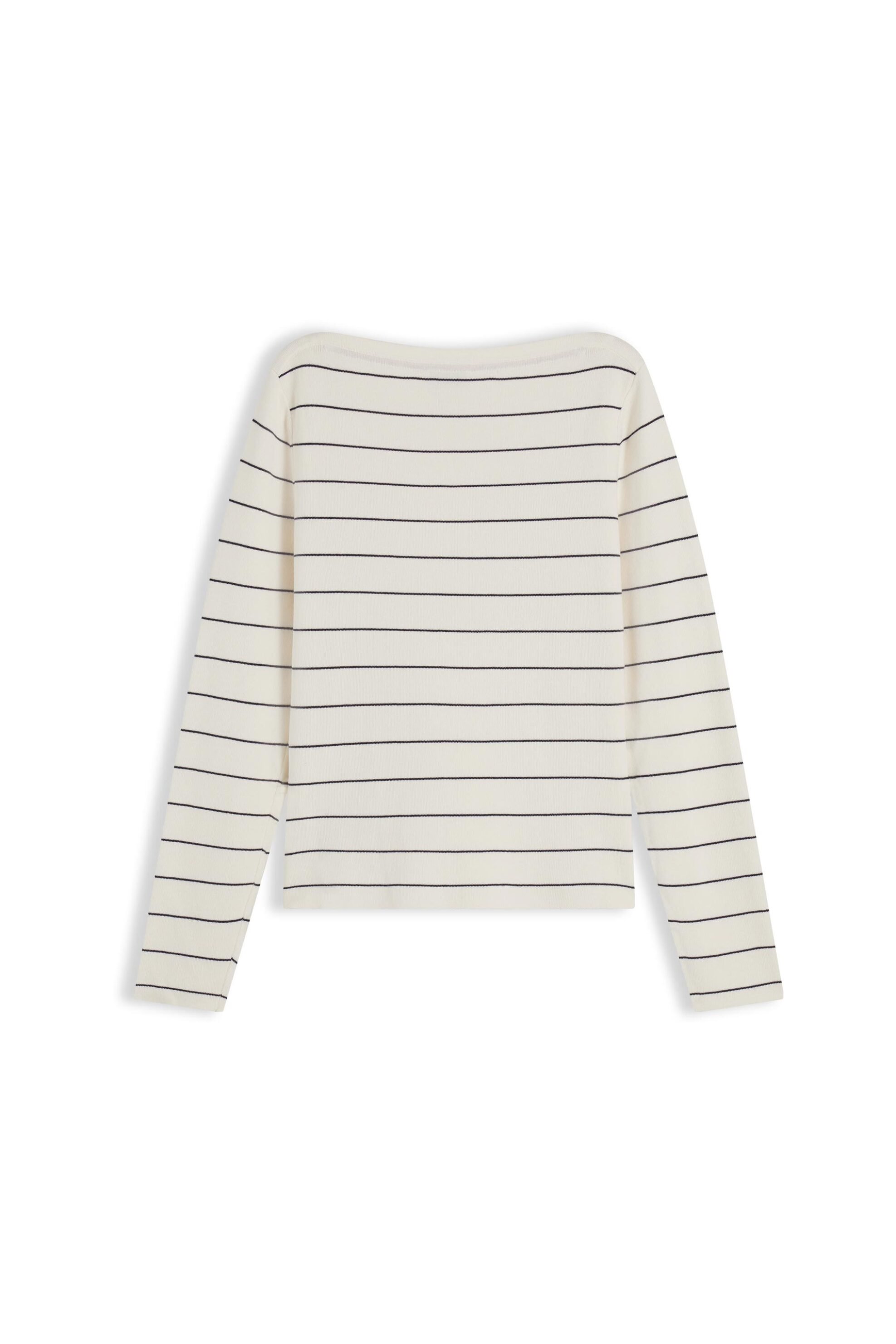 Tommy Hilfiger Γυναικεία Πλεκτή Μπλούζα Ριγέ Regular Fit - Ww0Ww50107 Ασπρόμαυρο