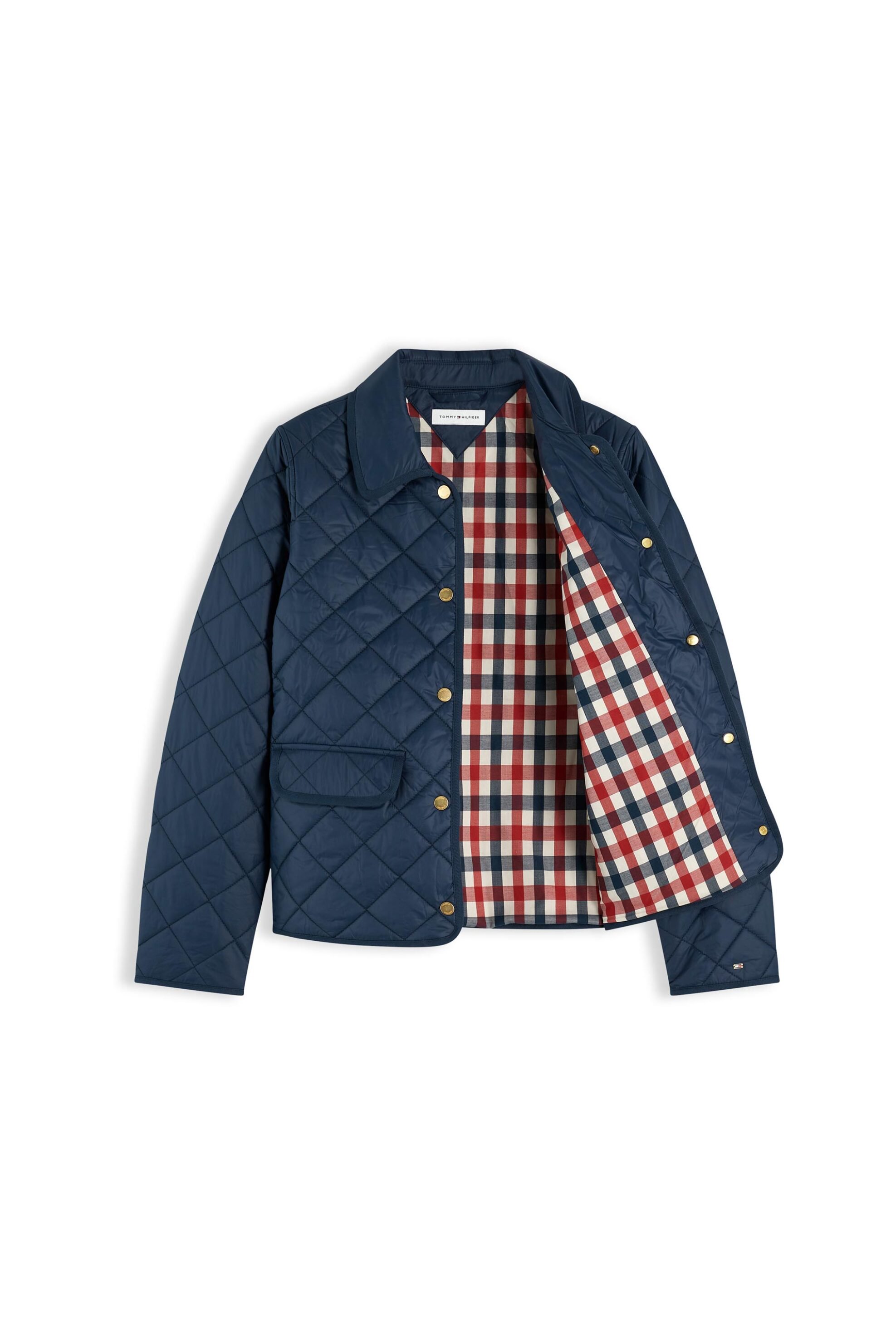 TOMMY HILFIGER Tommy Hilfiger γυναικείο καπιτονέ μπουφάν Slim Fit - WW0WW50936 Μπλε Σκούρο - 4