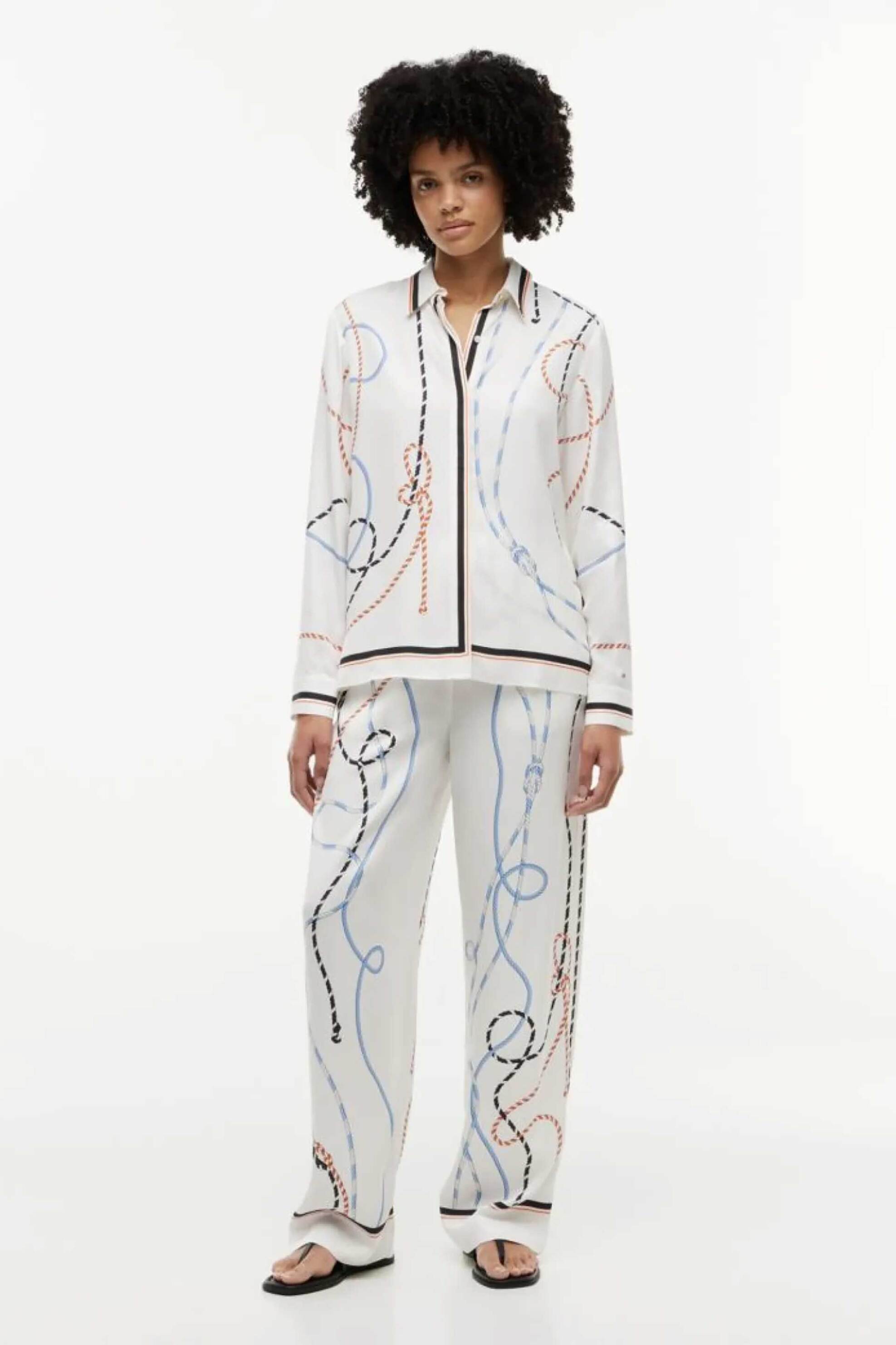TOMMY HILFIGER Tommy Hilfiger γυναικείο πουκάμισο με rope print Regular Fit - WW0WW51138 Πολύχρωμο - 3