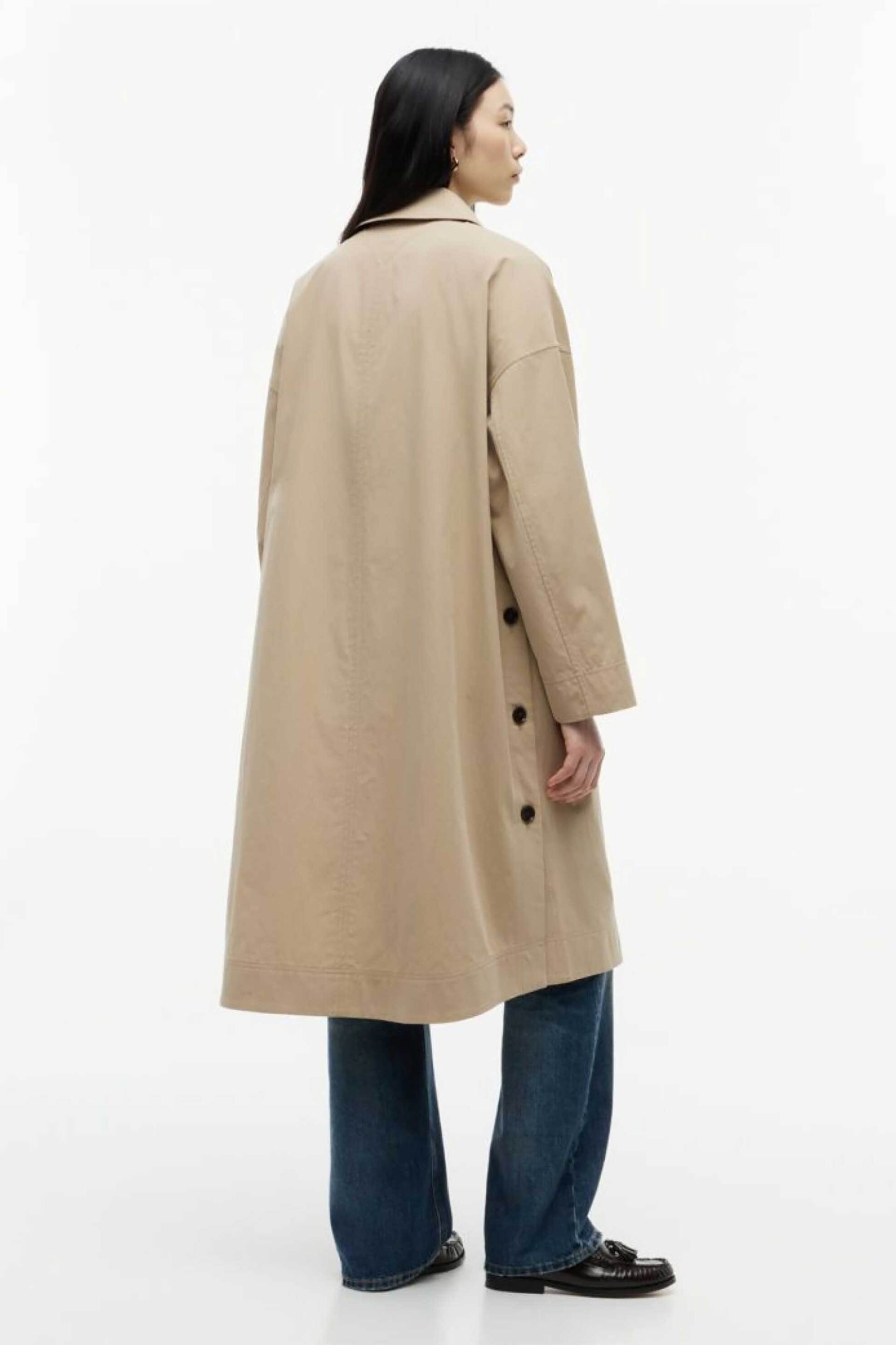 TOMMY HILFIGER Tommy Hilfiger γυναικεία καπαρτίνα αδιάβροχη Regular Fit - WW0WW49842 Καμηλό - 3