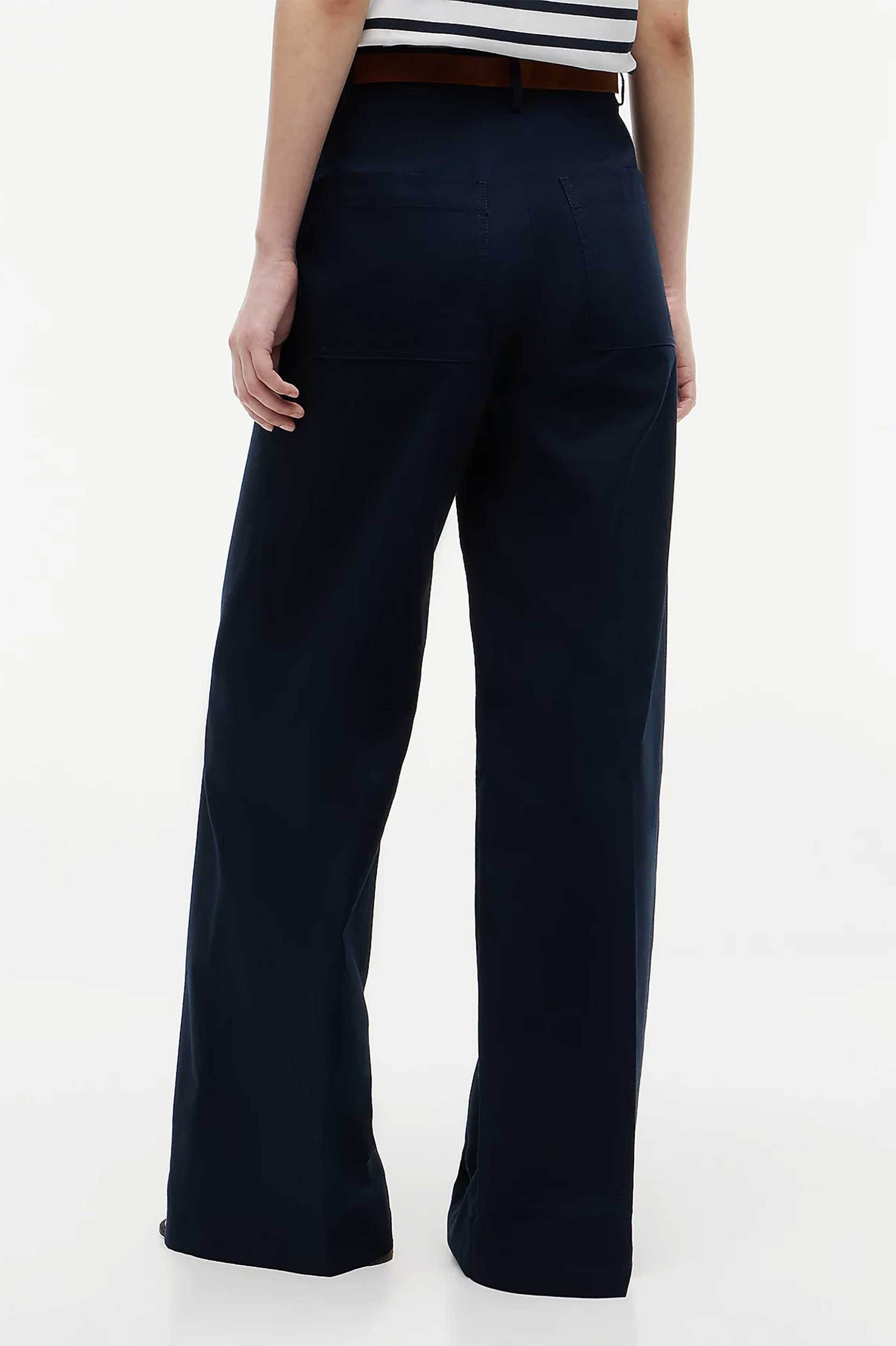 TOMMY HILFIGER Tommy Hilfiger γυναικείο παντελόνι Wide Leg - WW0WW50135 Μπλε Σκούρο - 3