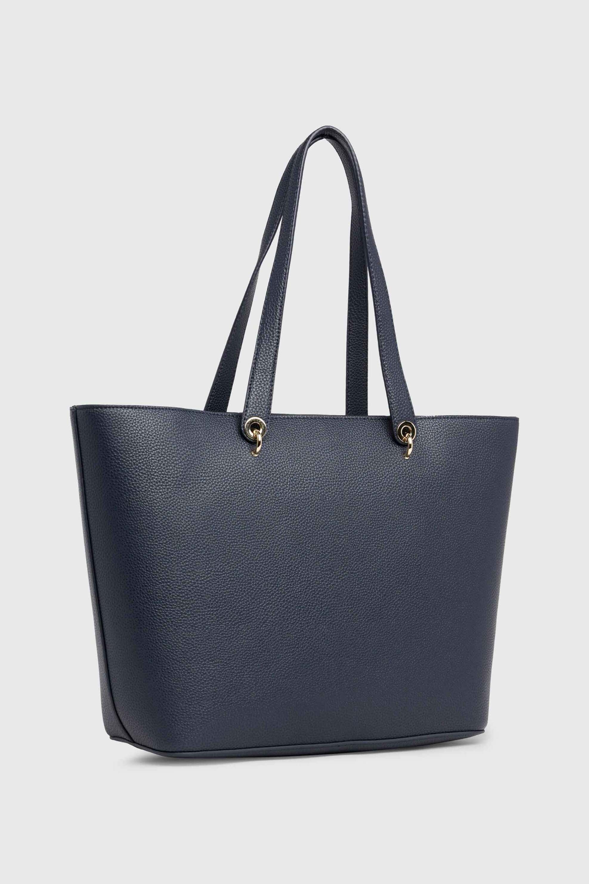 Tommy Hilfiger γυναικεία τσάντα ώμου με μεταλλικό monogram - AW0AW15178 φωτογραφία