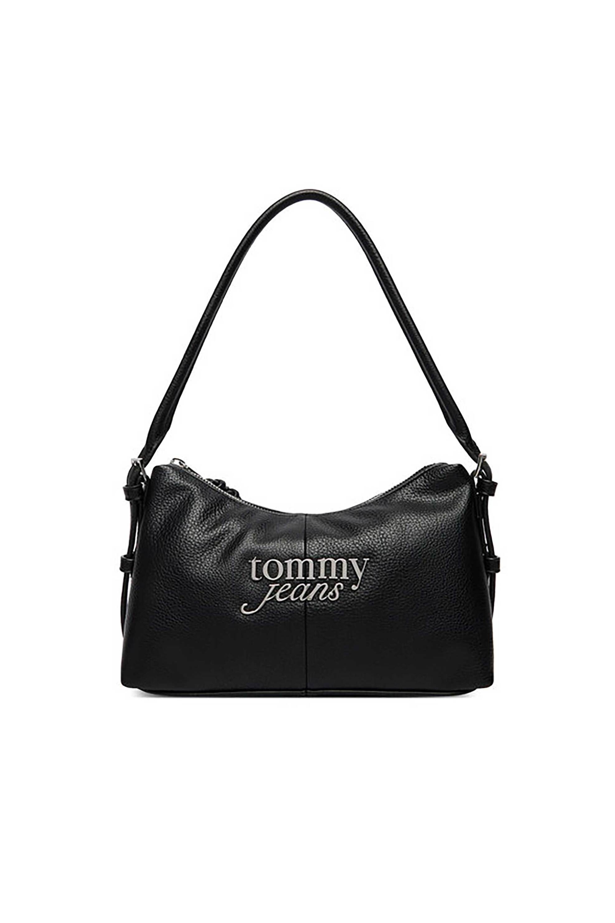 Tommy Hilfiger γυναικεία τσάντα ώμου με μεταλλικό λογότυπο "Τjw Bold" - AW0AW18468 Μαύρο