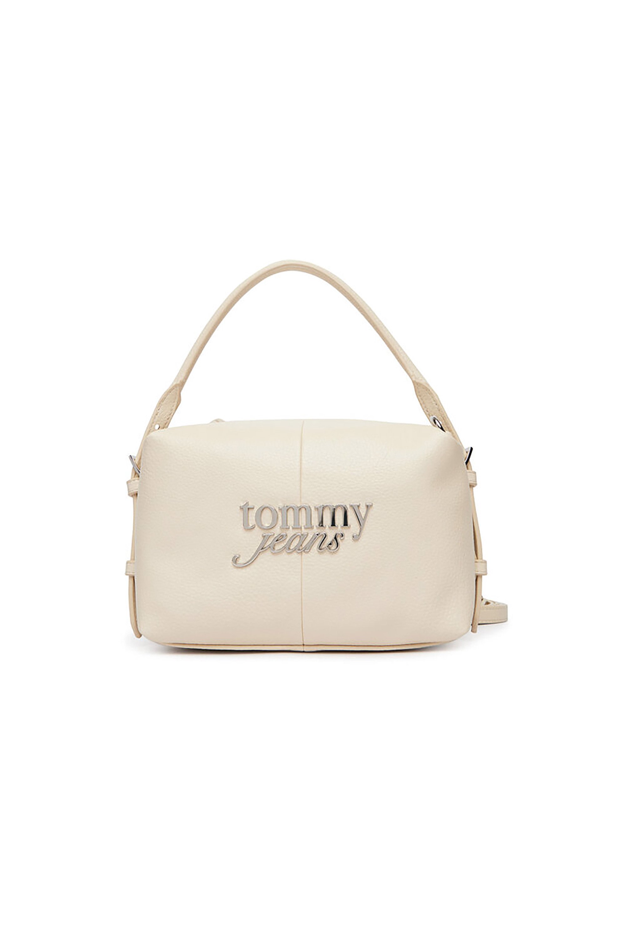 Tommy Hilfiger γυναικεία τσάντα crossbody/χειρός με μεταλλικό monogram "Tjw Bold Camera Bag" - AW0AW18470 Μπεζ