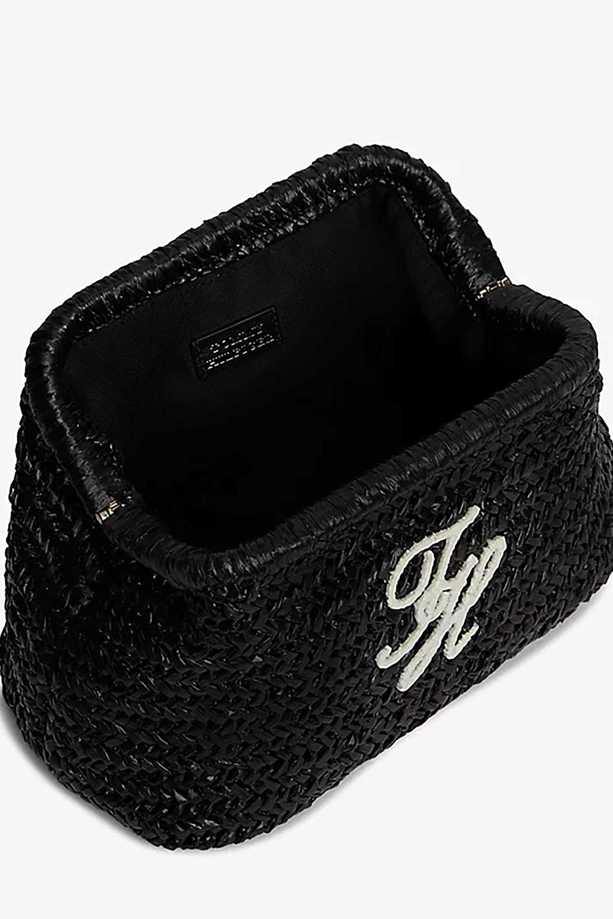 Tommy Hilfiger γυναικείο τσαντάκι clutch με ανάγλυφο monogram "TH Elevated" - AW0AW18627 Μαύρο φωτογραφία