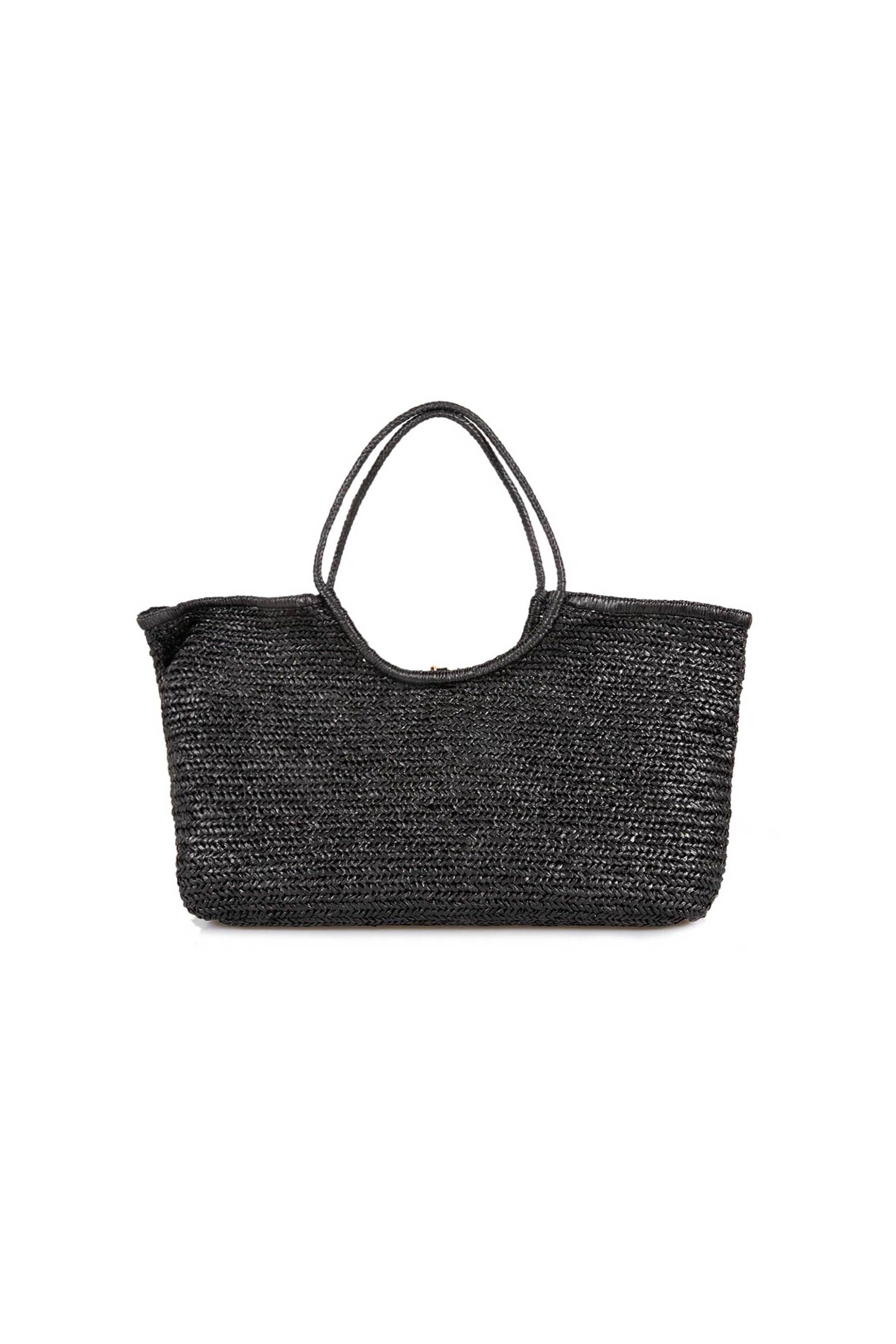 Tommy Hilfiger Γυναικεία Τσάντα Tote με Ανάγλυφο Monogram Th Elev - Aw0Aw18633 Μαύρο