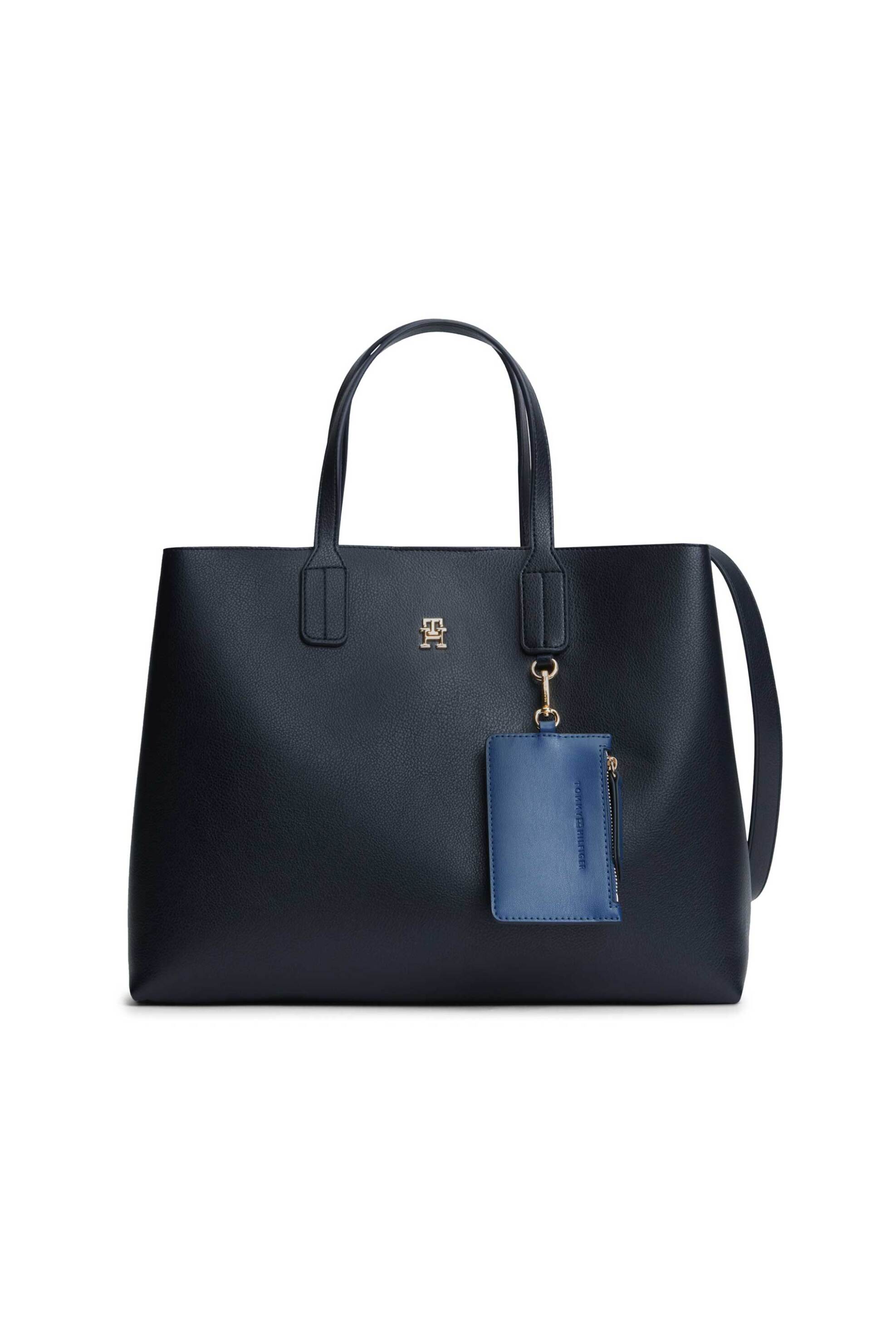 TOMMY HILFIGER Tommy Hilfiger γυναικεία τσάντα χειρός "Icon" - AW0AW18723 Σκούρο Μπλε