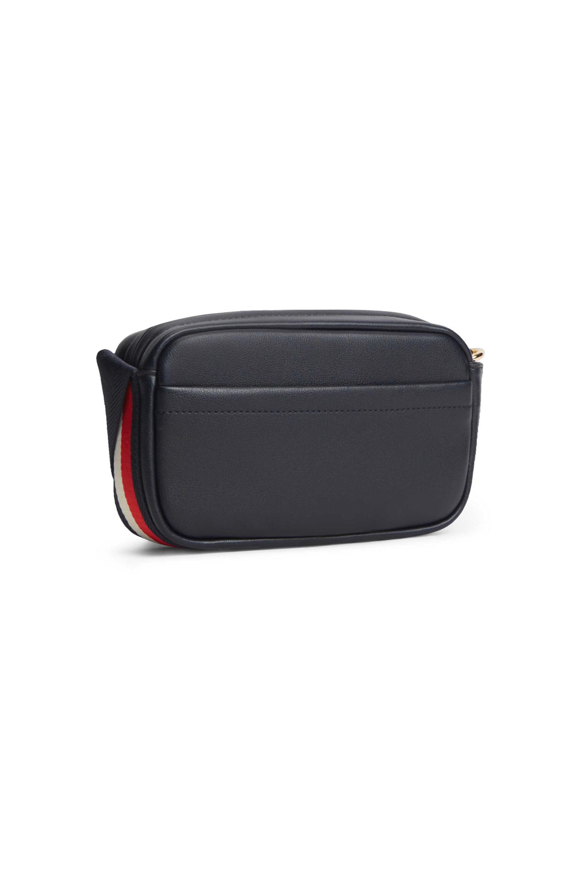 Tommy Hilfiger γυναικεία τσάντα crossbody με μεταλλικό λογότυπο - AW0AW18741 Μπλε Σκούρο