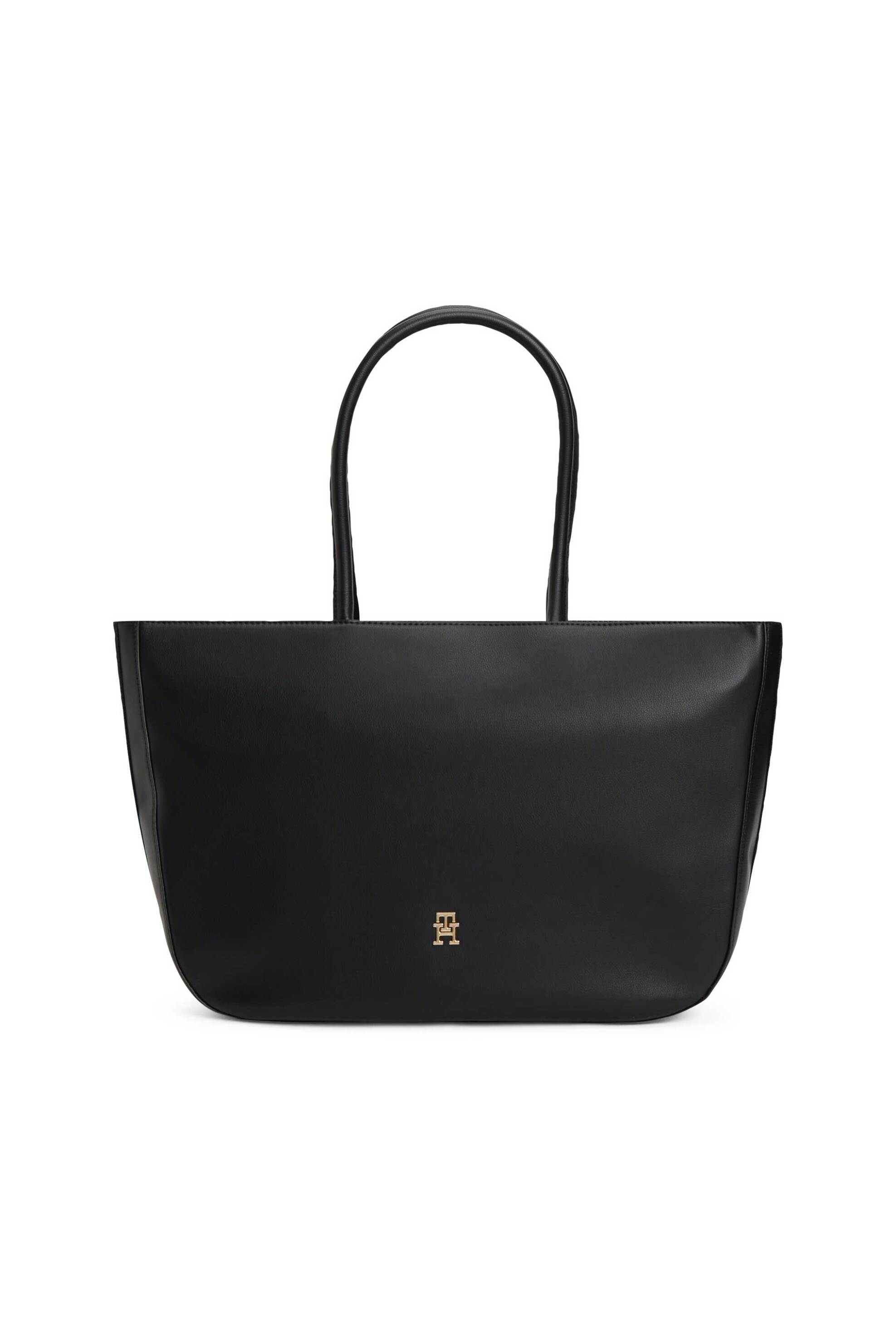 TOMMY HILFIGER Tommy Hilfiger γυναικεία τσάντα ώμου tote "Icon" - AW0AW18742 Μαύρο