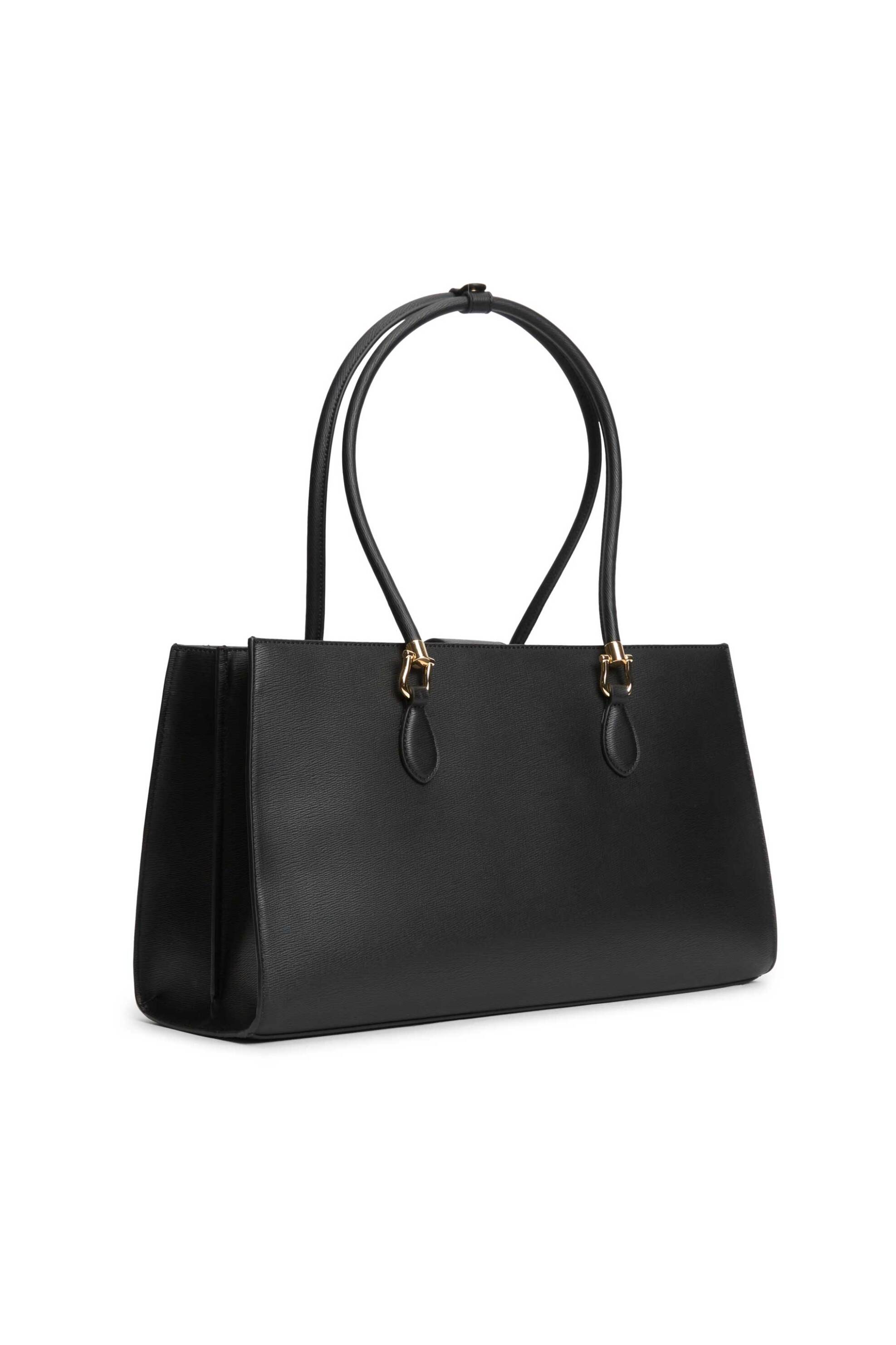 Tommy Hilfiger γυναικεία τσάντα ώμου tote - AW0AW18750 Μαύρο