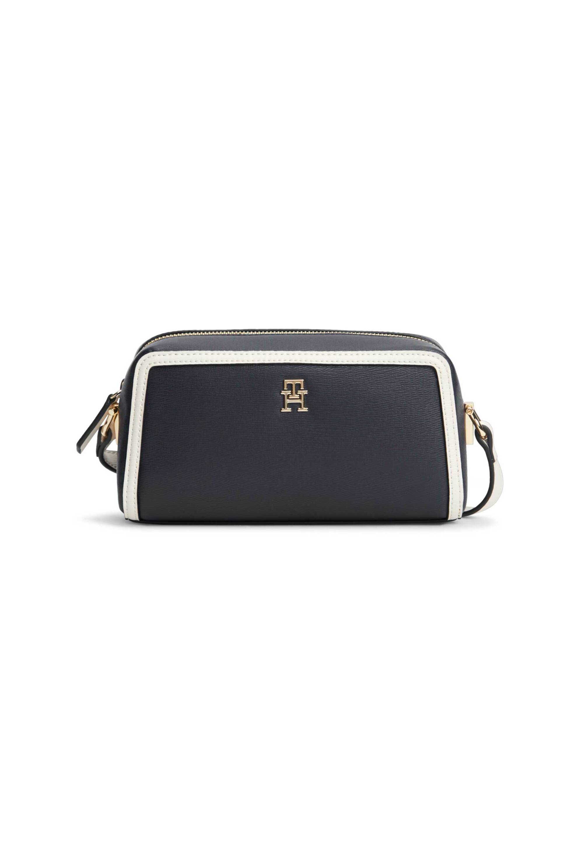Tommy Hilfiger γυναικεία τσάντα ώμου με colour-blocked - AW0AW18899 Σκούρο Μπλε