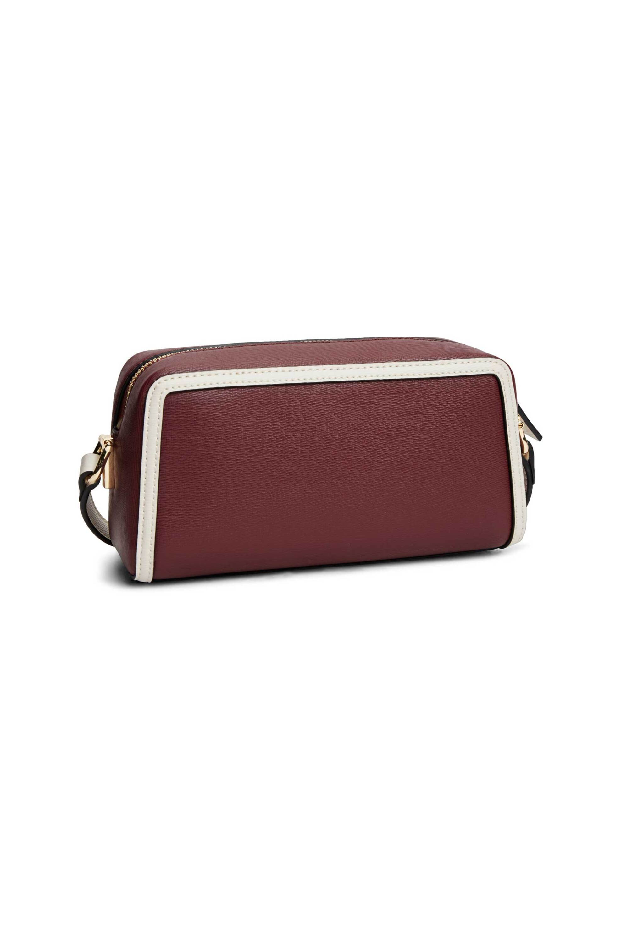 Tommy Hilfiger γυναικεία τσάντα ώμου με colour-blocked - AW0AW18899 Μπορντό