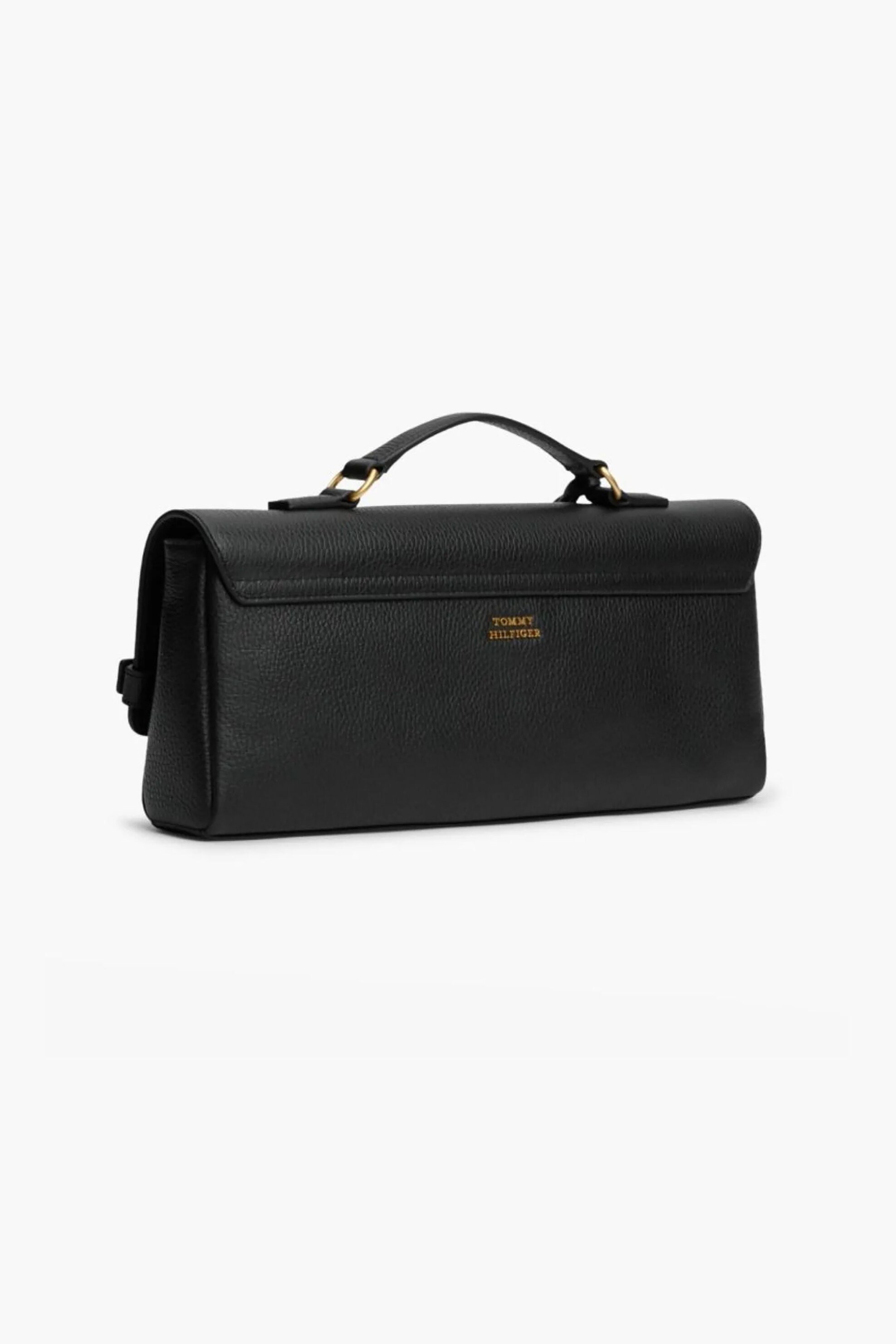 Tommy Hilfiger γυναικεία δερμάτινη τσάντα clutch με monogram 
