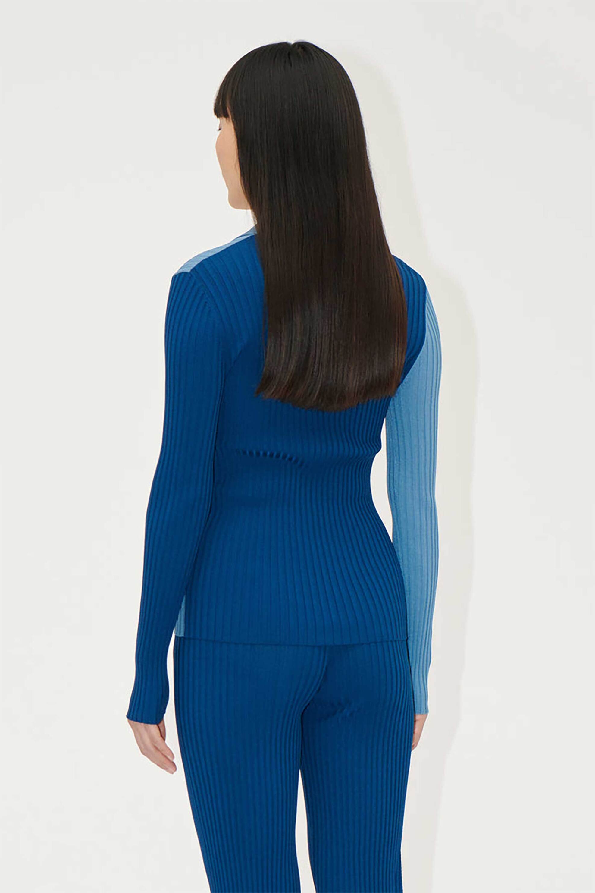 STINE GOYA Stine Goya γυναικεία ζακέτα ribbed - SG-PS25-K015-2324 Μπλε - 2