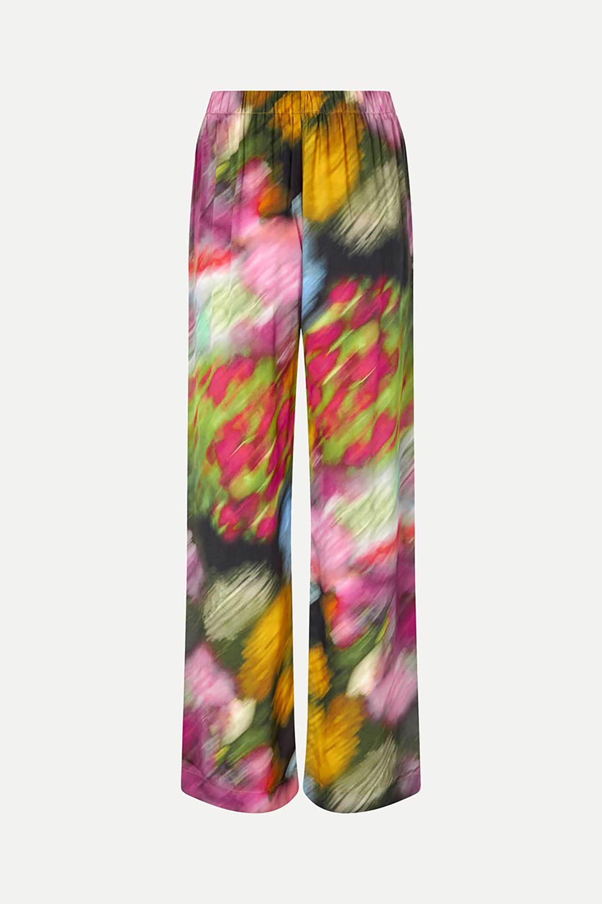 STINE GOYA Stine Goya γυναικείο παντελόνι με floral print "Liquid Floral" - SG-SS25-P009-2263 Πολύχρωμο - 3