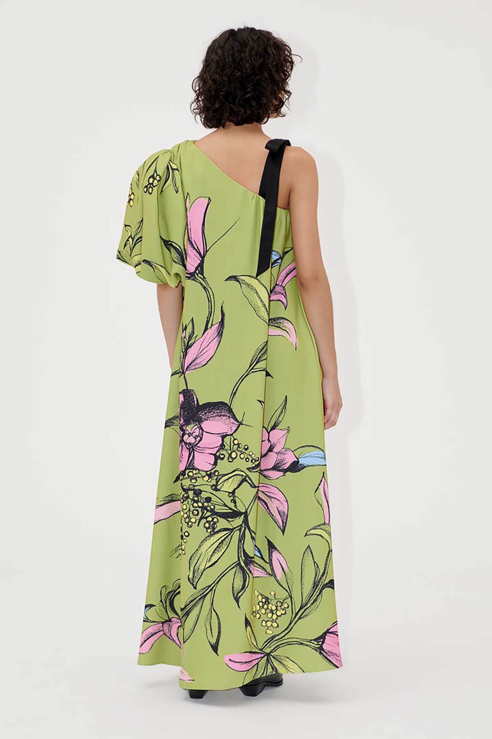 Stine Goya γυναικείο φόρεμα maxi με floral print 