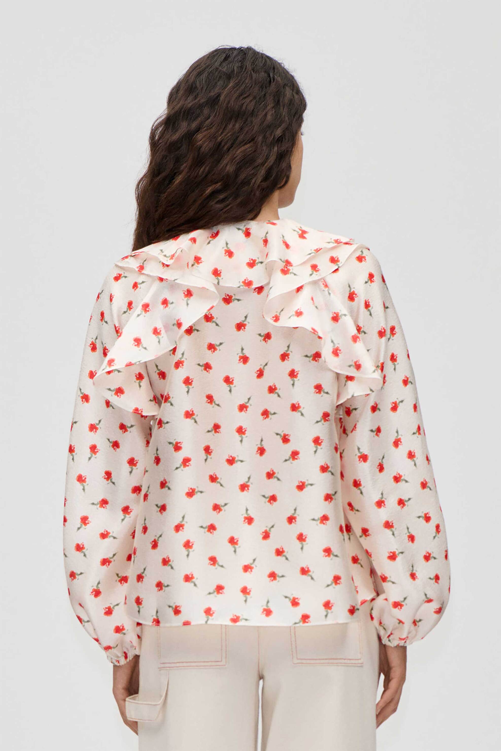 STINE GOYA Stine Goya γυναικεία μπλούζα με floral print "Ditzy Petunia" - SG-PS26-T125-2067 Εκρού - 2