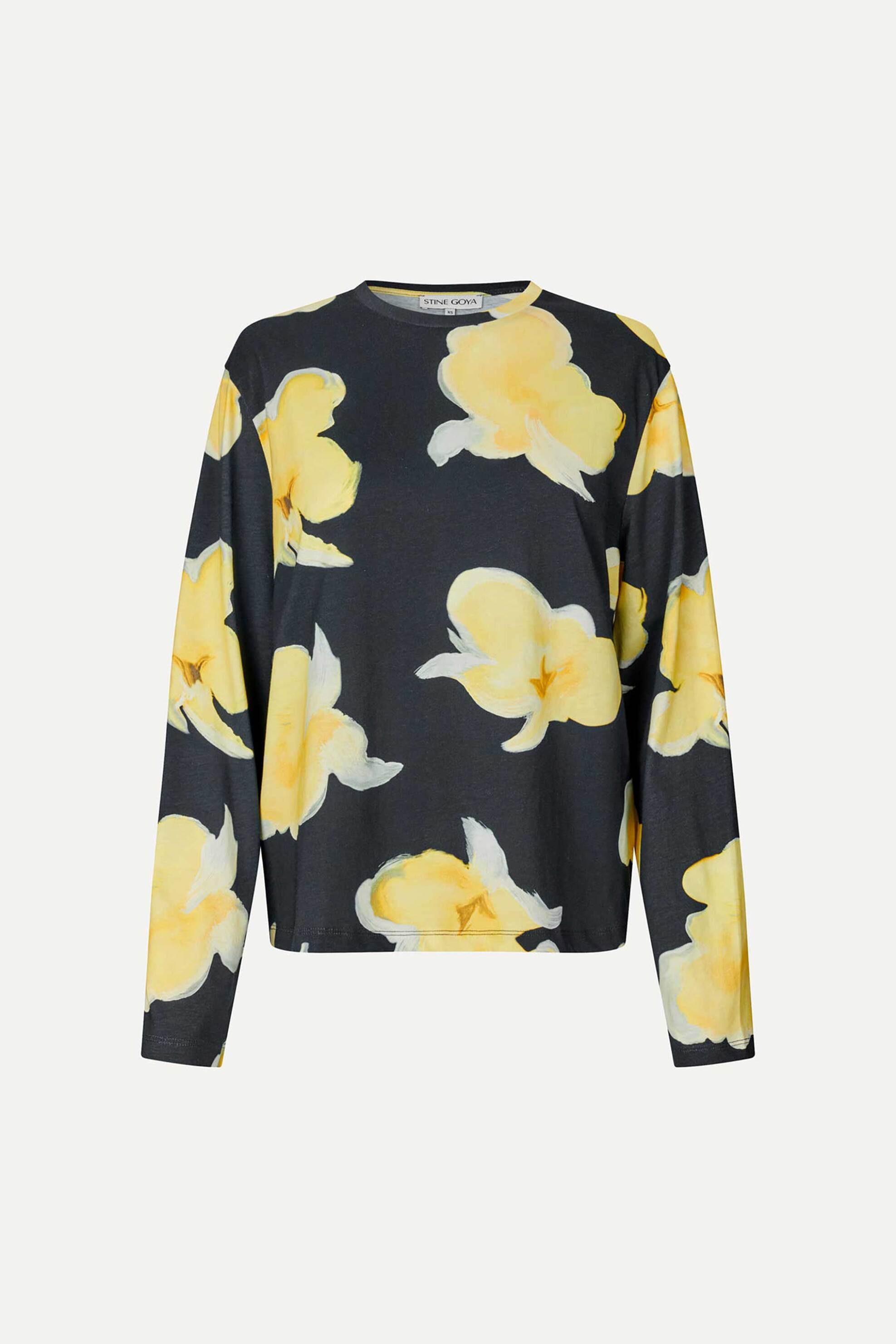 Stine Goya Γυναικεία Μπλούζα με Floral Print Yellow Petunias - Sg-Ps26-T149-2243 Κίτρινο